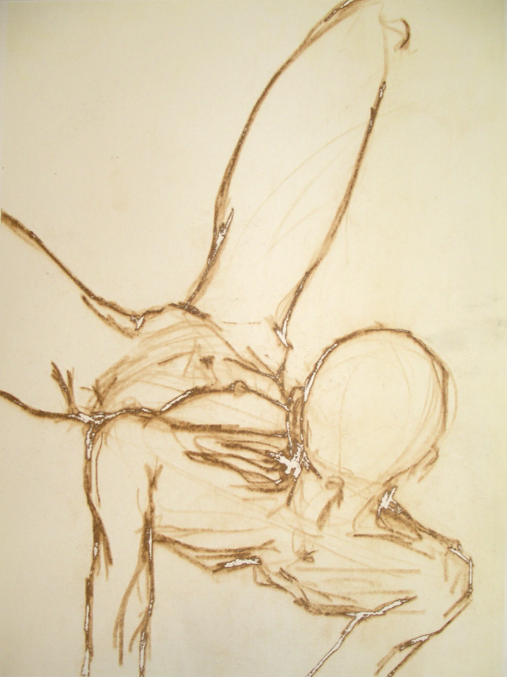 Nude With Legs Open