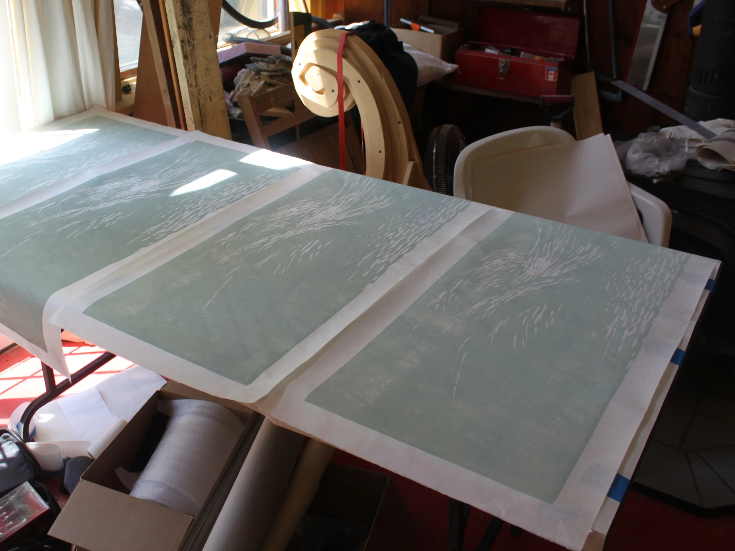 Printing the first color