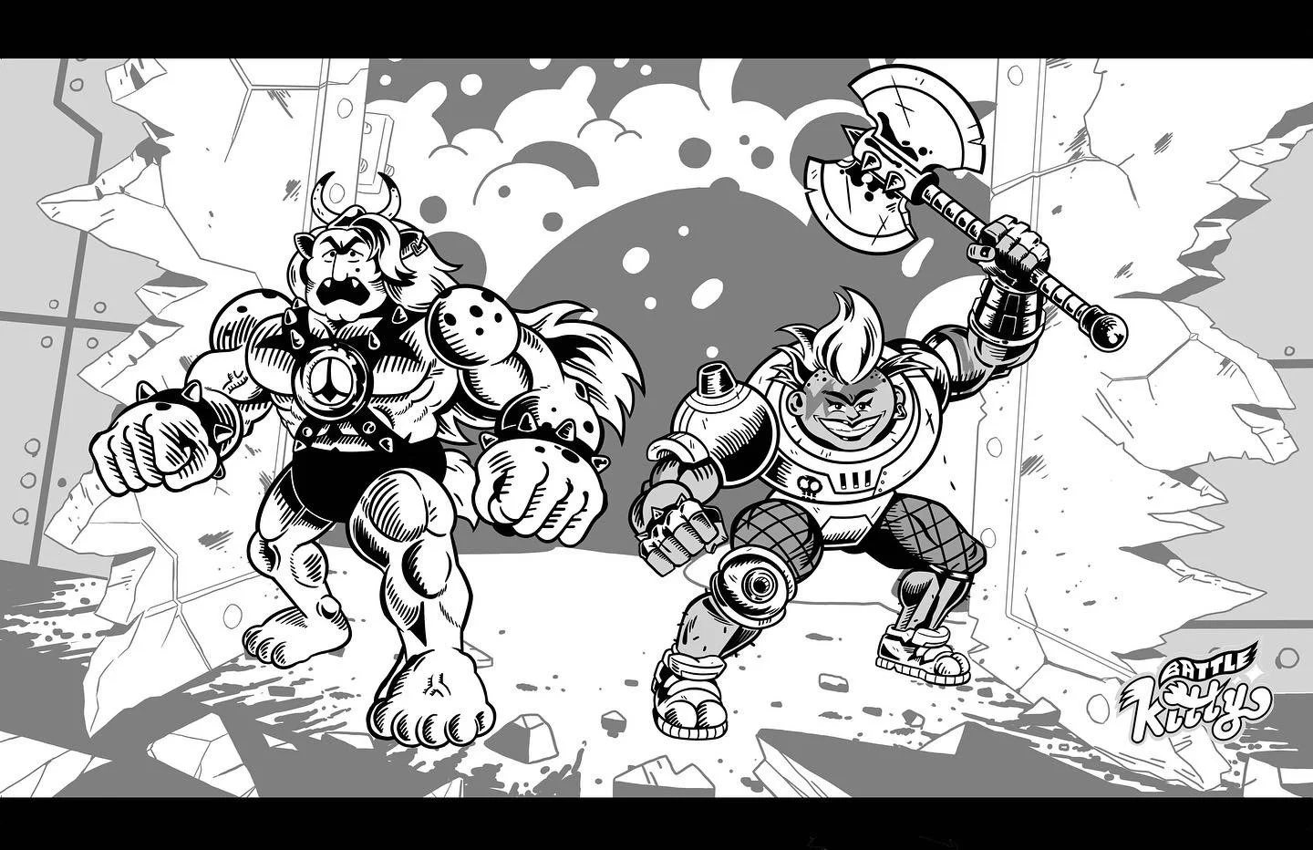 Young Big Lady Jane and the Young Orc King - Raid!