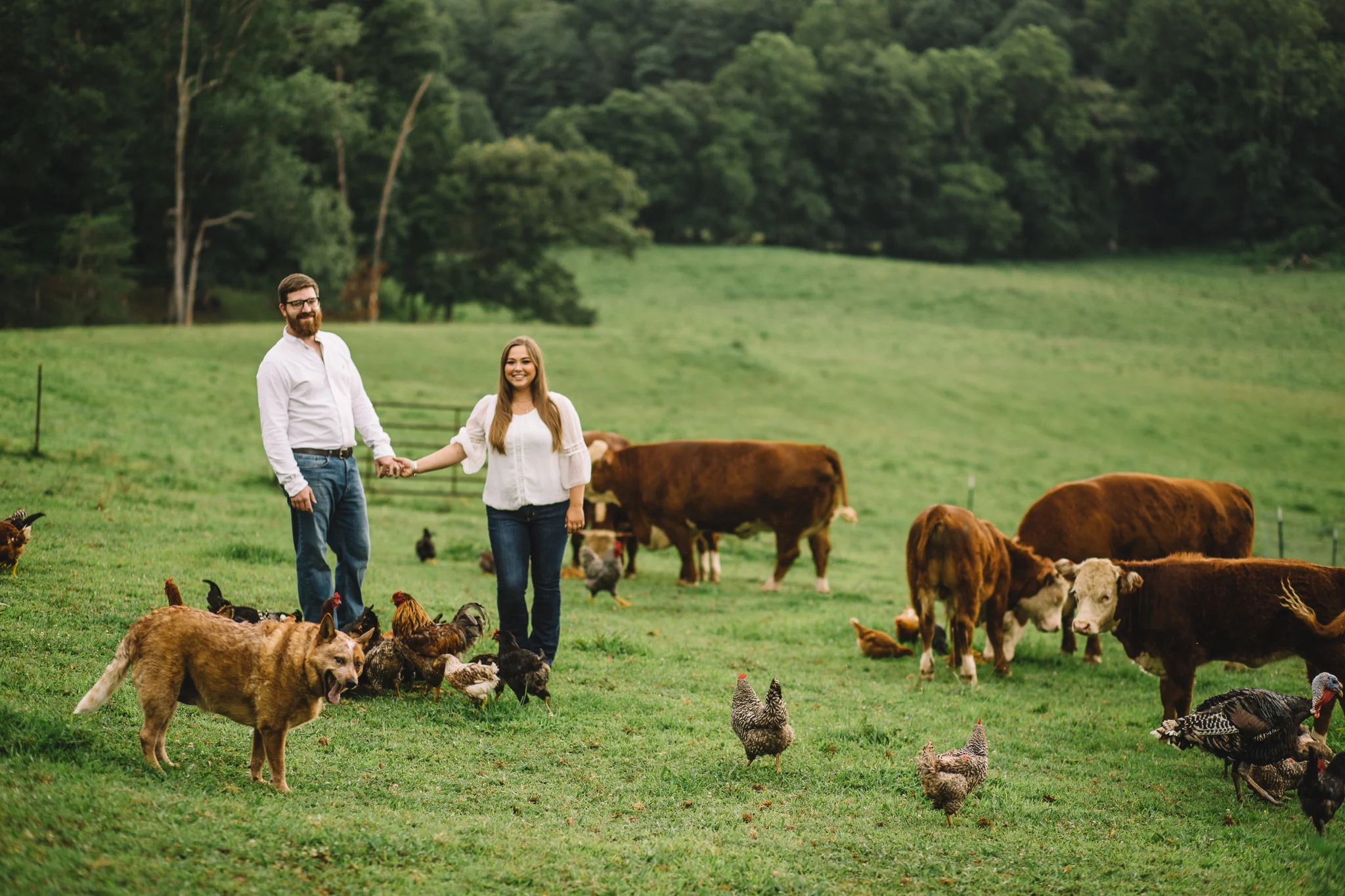 East Tennessee Farm Engagement Session | Kallie &amp; Jeff 