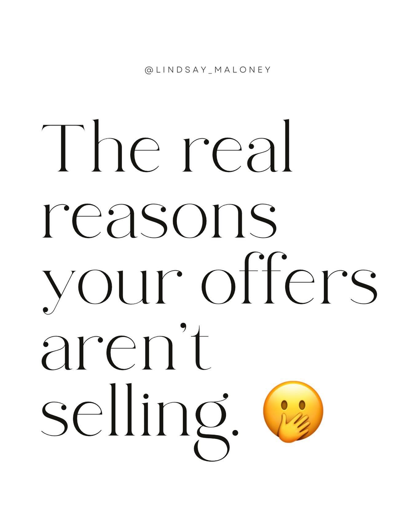 You know your offers are amazing BUT no one is buying&hellip; and it&rsquo;s kind of driving you nuts! 😝

So what do you do!?

Well, here&rsquo;s the thing&hellip; 

No one reallllllly knows how awesome your offer is because, well for obvious reason