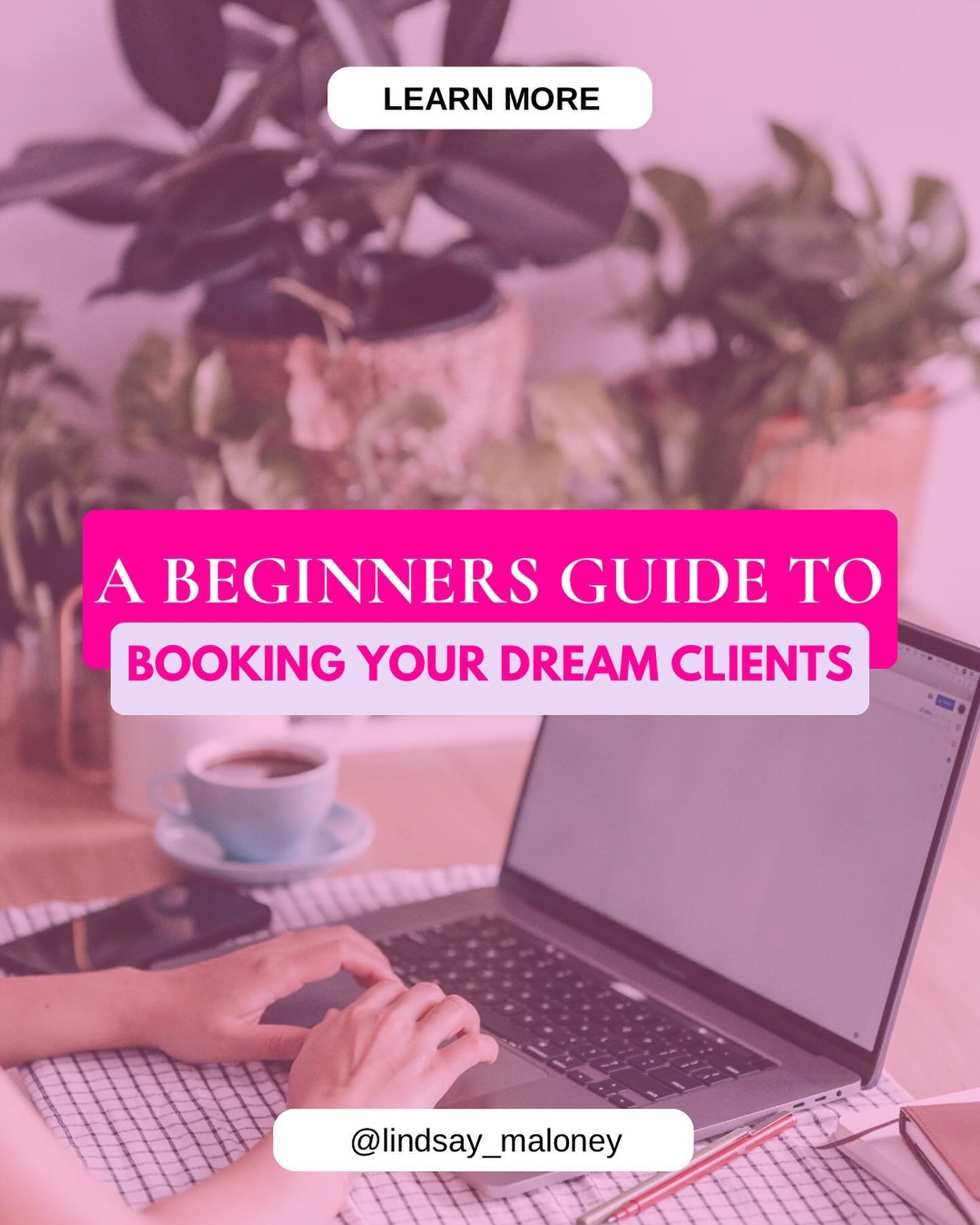 📖 A beginners guide to Booking Your Dream Clients.

#1 Have a point.
I.E. WHY are you doing this? Whether it&rsquo;s because you think it looks fun and you thought you&rsquo;d give it a shot or maybe it&rsquo;s because you want to create a solid inc