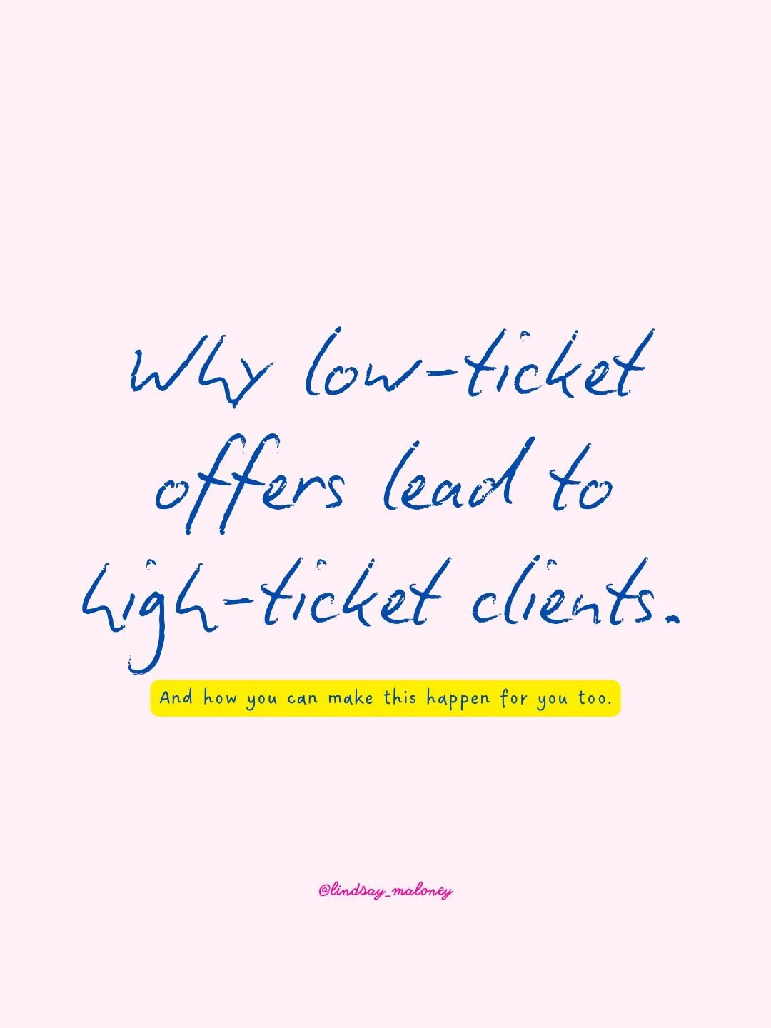 Here&rsquo;s the strategy most coaches miss: 💡

Low-ticket offers aren&rsquo;t just for making quick cash. They&rsquo;re your gateway to high-ticket clients.

Someone pays you $97 for an audit. You deliver massive value. They see you know your stuff