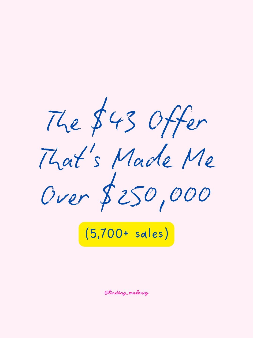 One offer. $43. Over $250,000 in revenue. 💰

I just dropped a new podcast episode breaking down the complete story of my Dream Client Code offer - the one that&rsquo;s generated 5,700+ sales and books most of my high-ticket clients.

Here&rsquo;s wh