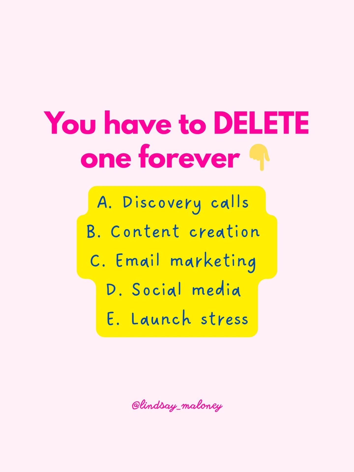 Which one are you deleting? (I&rsquo;m picking A, obviously) 😅