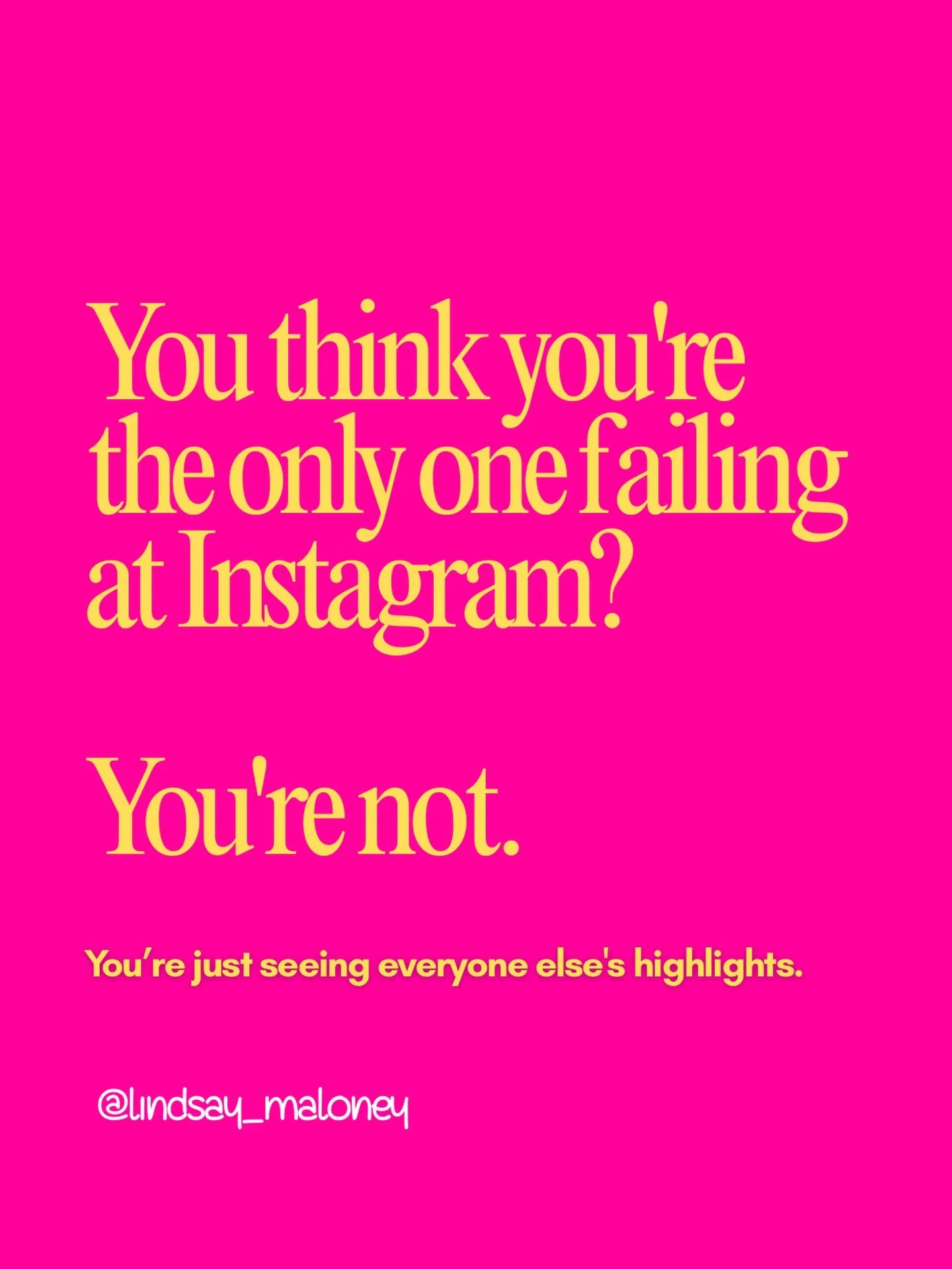💾 Save this if you&rsquo;ve ever felt like you&rsquo;re the only one struggling.

You think you&rsquo;re the only one failing at Instagram. You&rsquo;re not.

You scroll Instagram and see other coaches getting hundreds of comments. Thousands of view