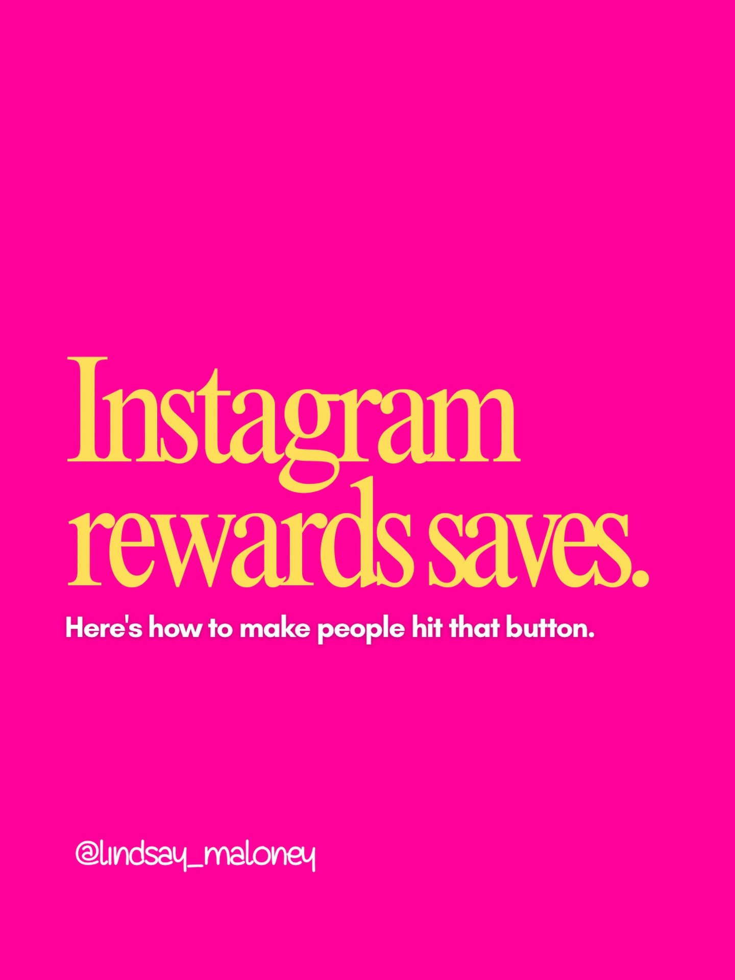 💾 Save this. You&rsquo;ll need it every time you create content.

You know saves matter. But how do you actually get them?

This week I told you: 
&rarr; Saves drive reach more than comments 
&rarr; There are 5 types of posts that get saved 
&rarr; 