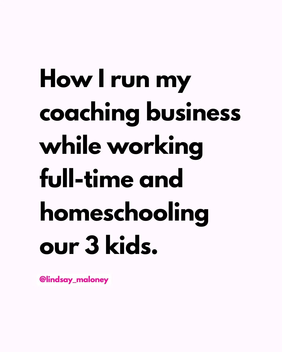 I don&rsquo;t have more time than you.
 I just stopped guessing what to do every day.

That&rsquo;s the shift.

When you&rsquo;re juggling a full-time job, homeschooling, clients, life&hellip; you don&rsquo;t get the luxury of &ldquo;I&rsquo;ll just 