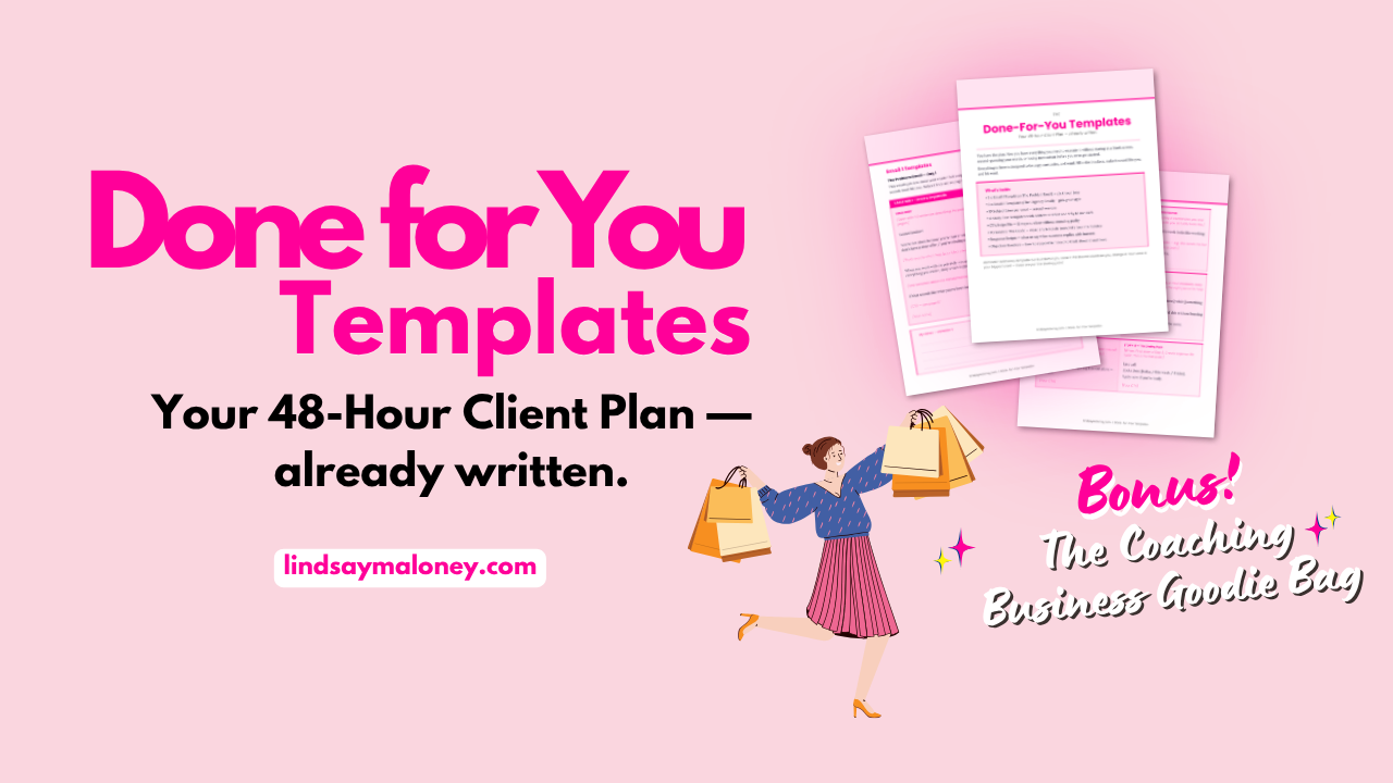 Done for You Templates $12