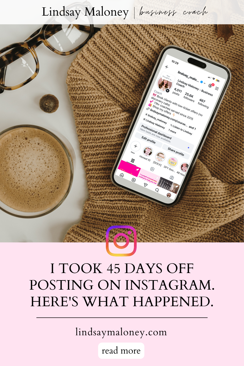 I Took 45 Days Off Posting on Instagram. Here's What Happened.