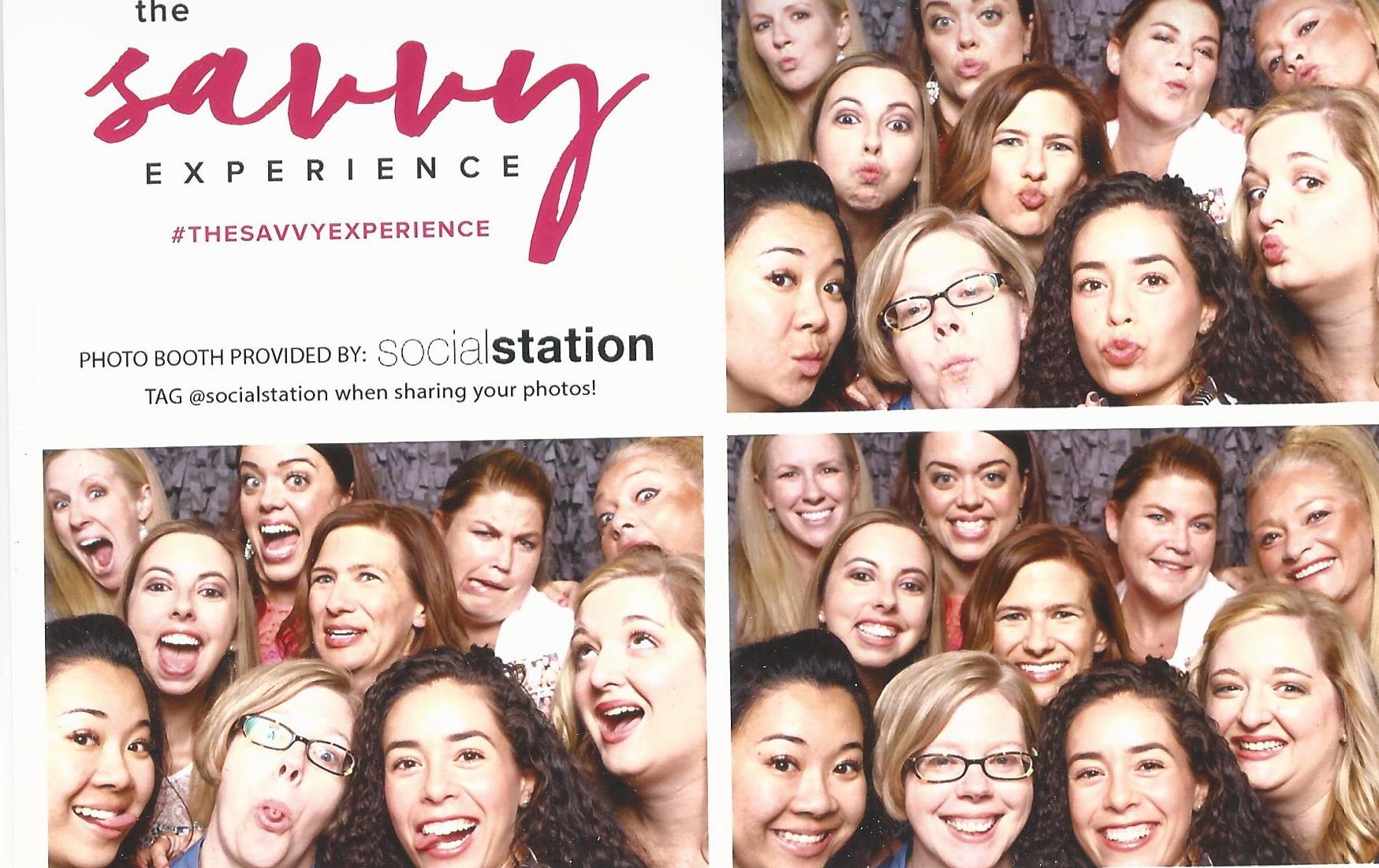 All the Savvy Business Circle sisters in attendance, with Heather Crabtree and our team leaders, Reina and Nevica. We may or may not like to have fun. Photo credit: @socialstation