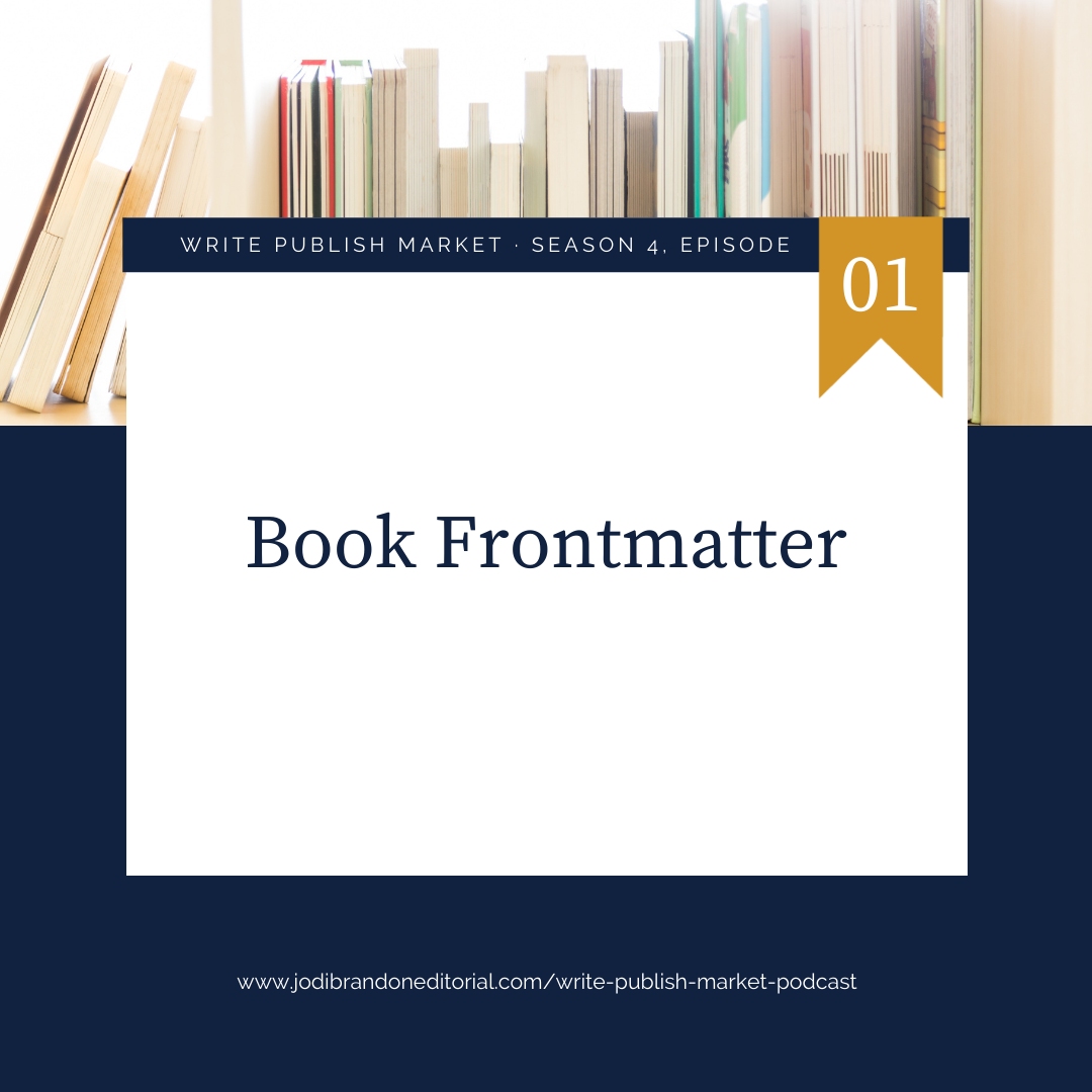 Episode 4.1: Book Frontmatter