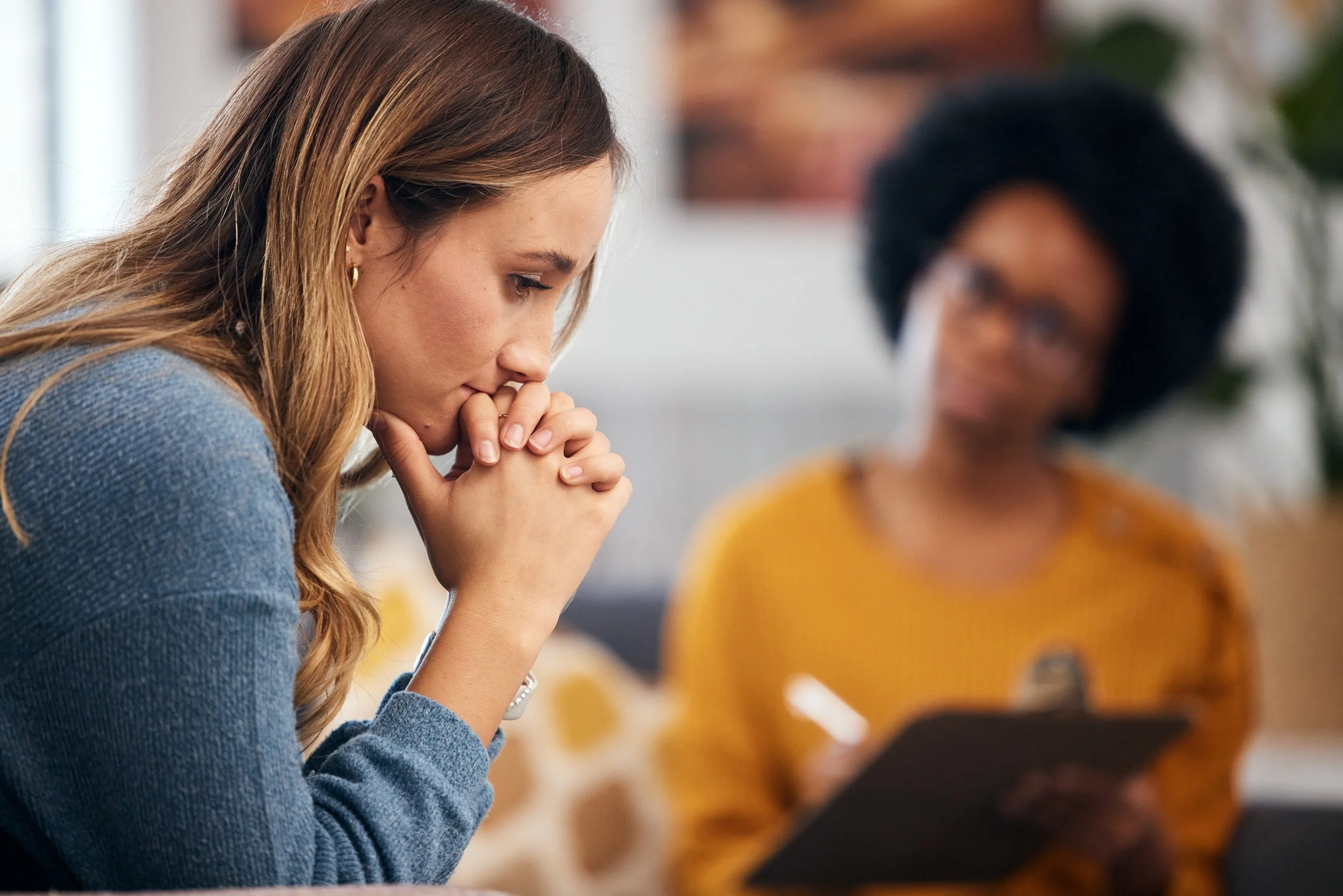 Person with emetophobia fear of vomiting seeking specialized ERP therapy at CABT - one of few treatment centers in greater Philadelphia area