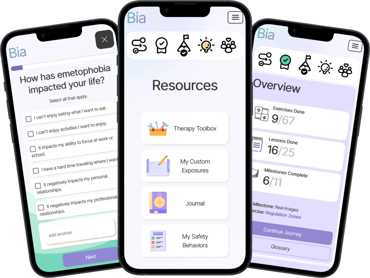 CABT partners with the Bia Journey to provide emetophobia resources to patients