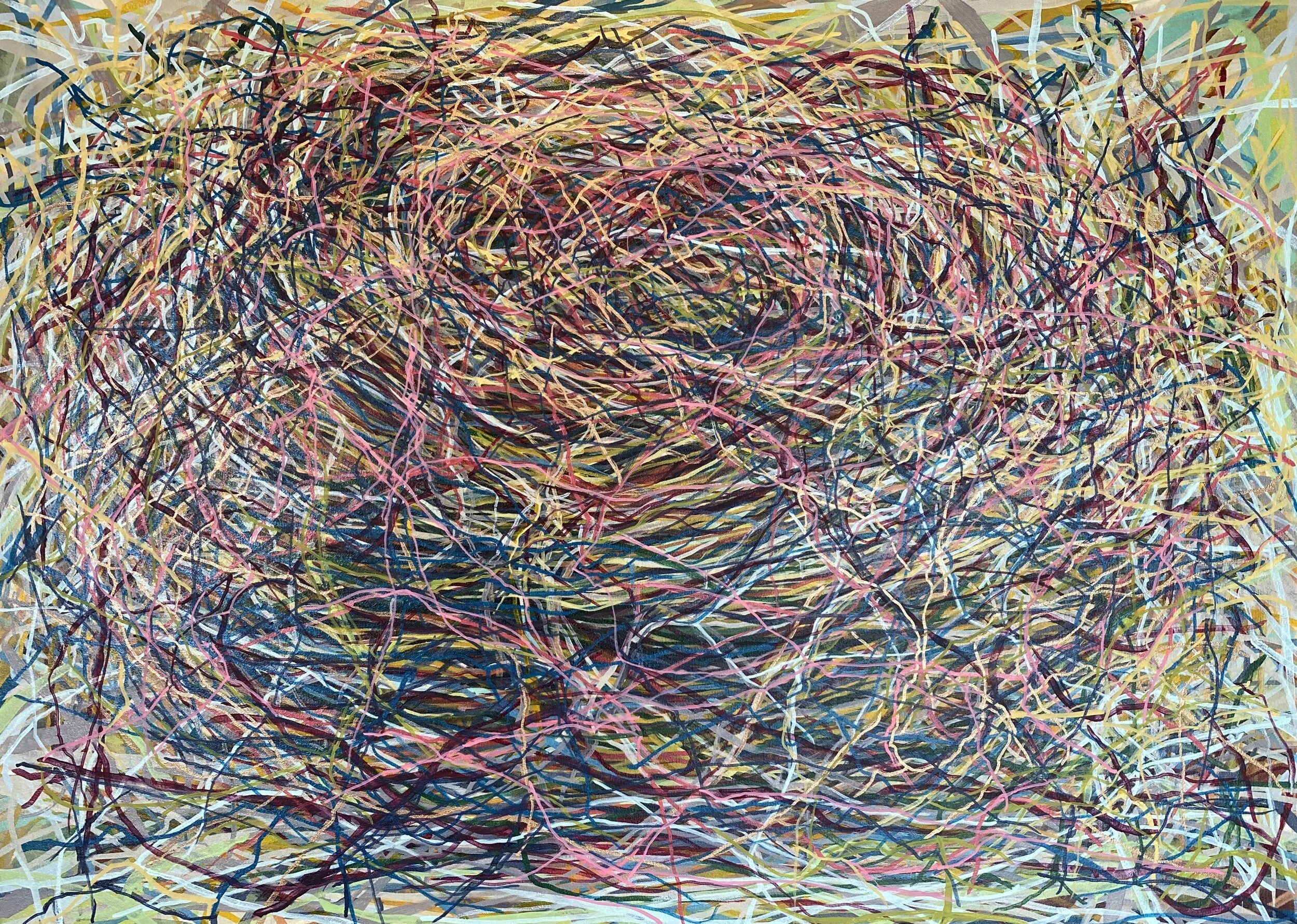 Octpinkgoblyene, 34 x 46 inches