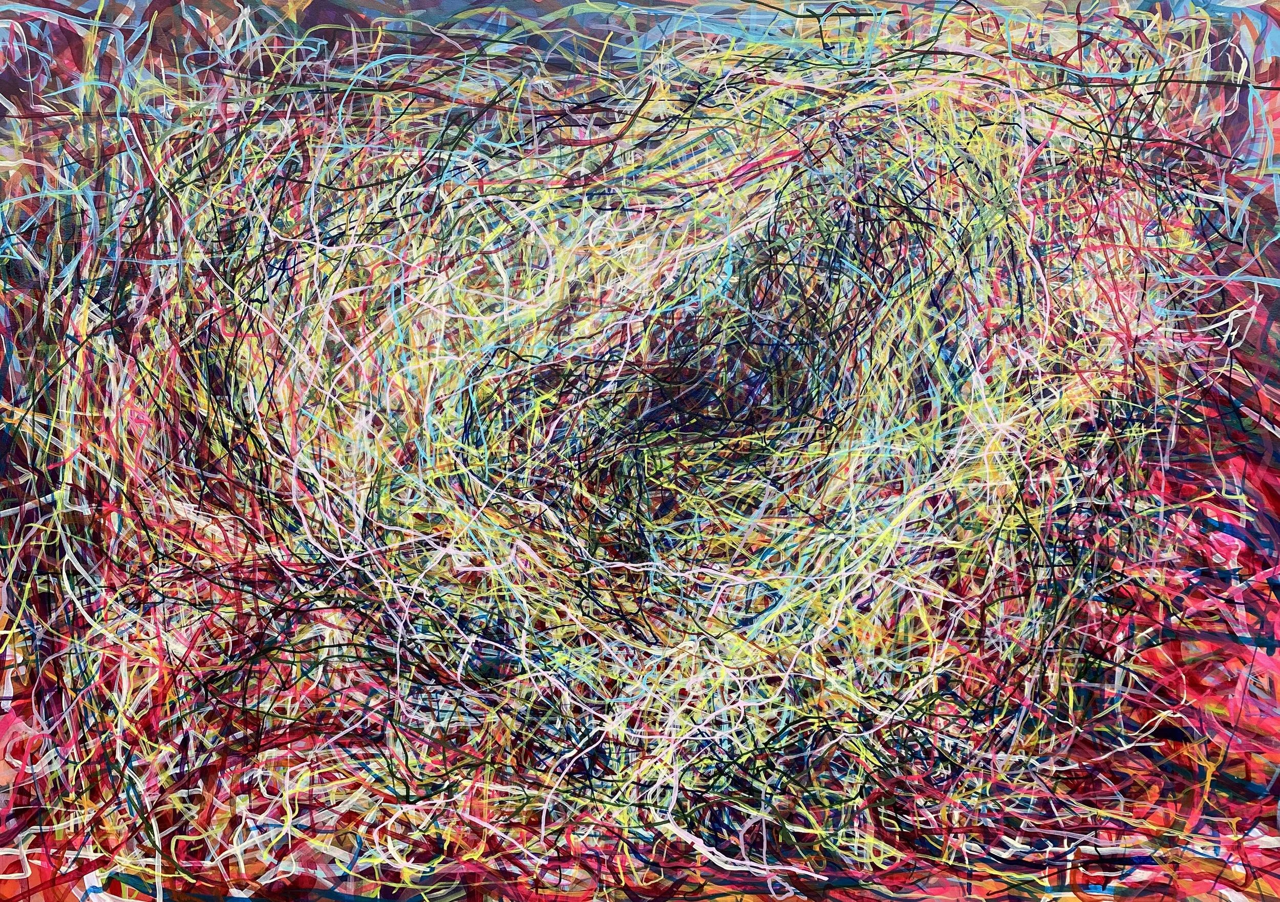 Galapripingreexy, 42 x 60 inches