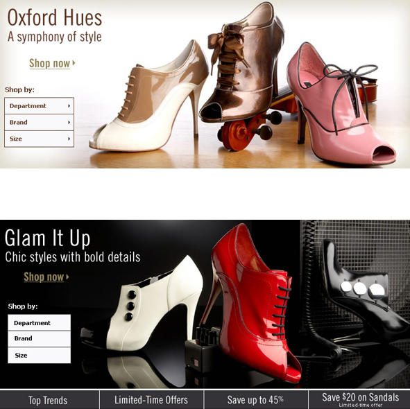 Art directed, styled and produced for website landing pages