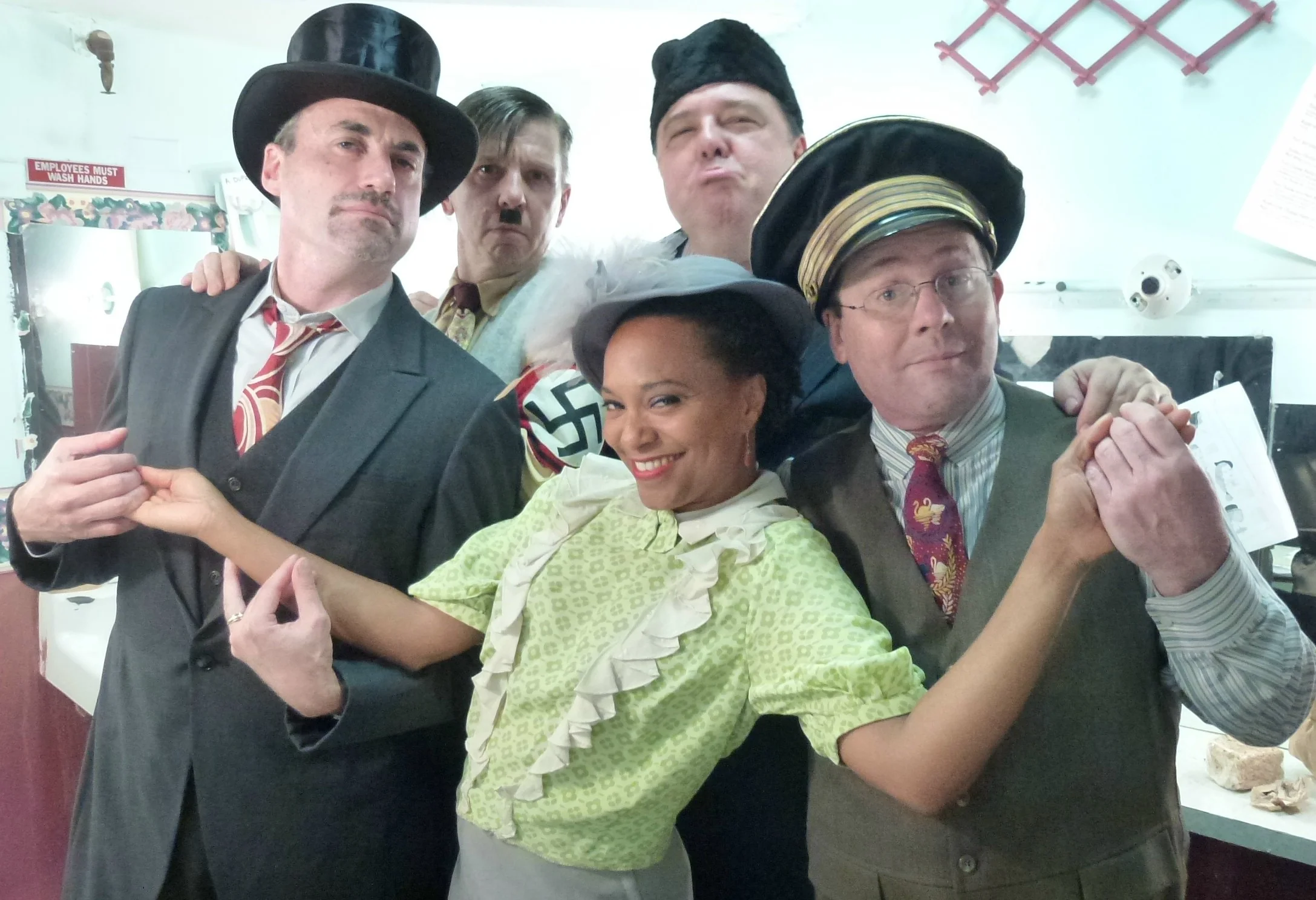 April and the Four Little Angels in Pins & Needles
