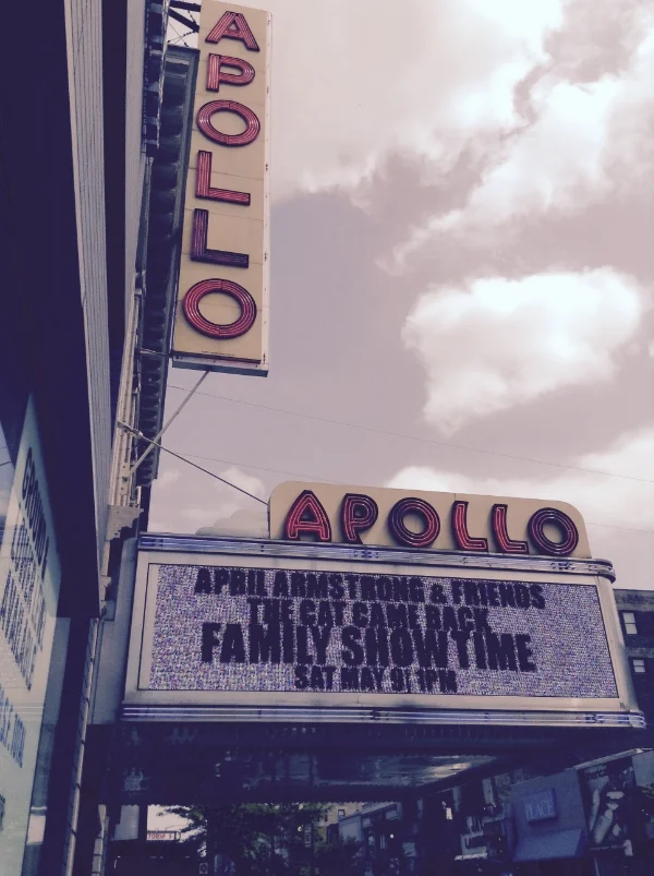 April appears at the legendary Apollo Theater