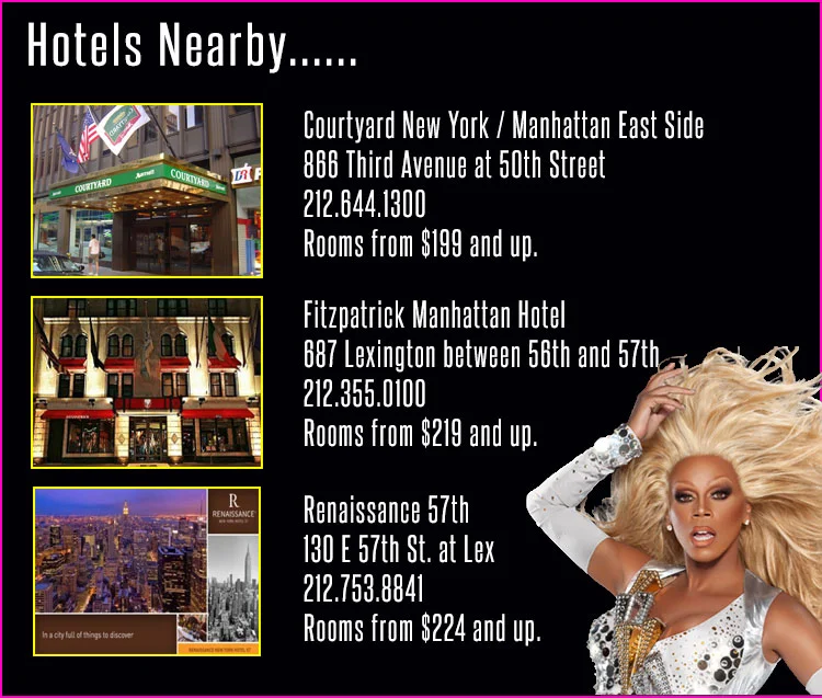 Lips NYC Drag Show Directions