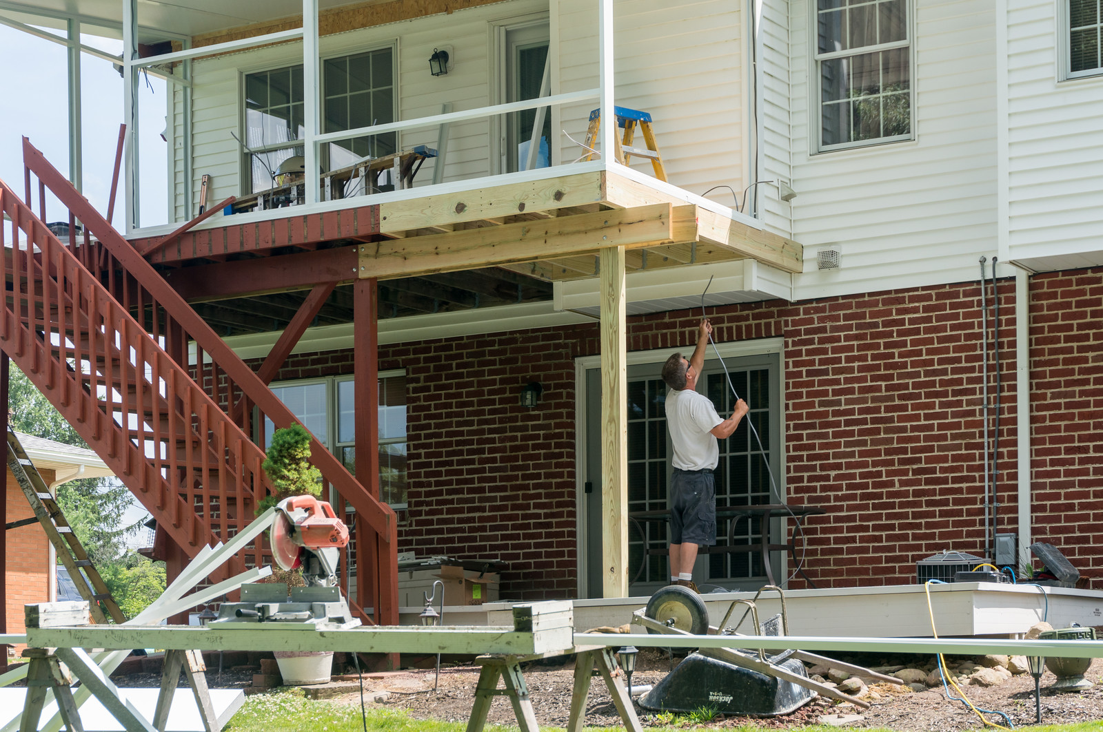 Day 3 Enclosing the Upper Deck