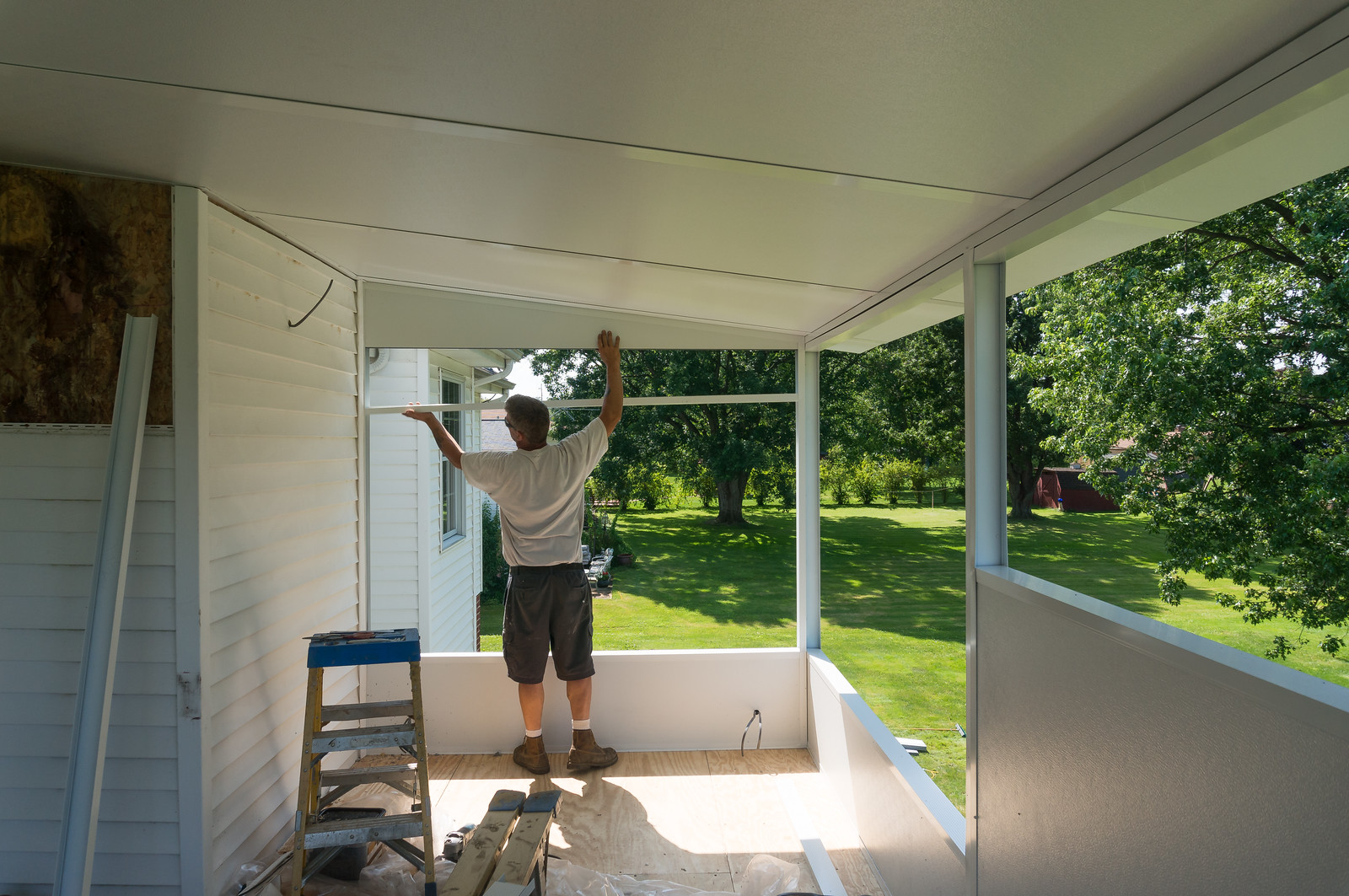 Day 3 Enclosing the Upper Deck