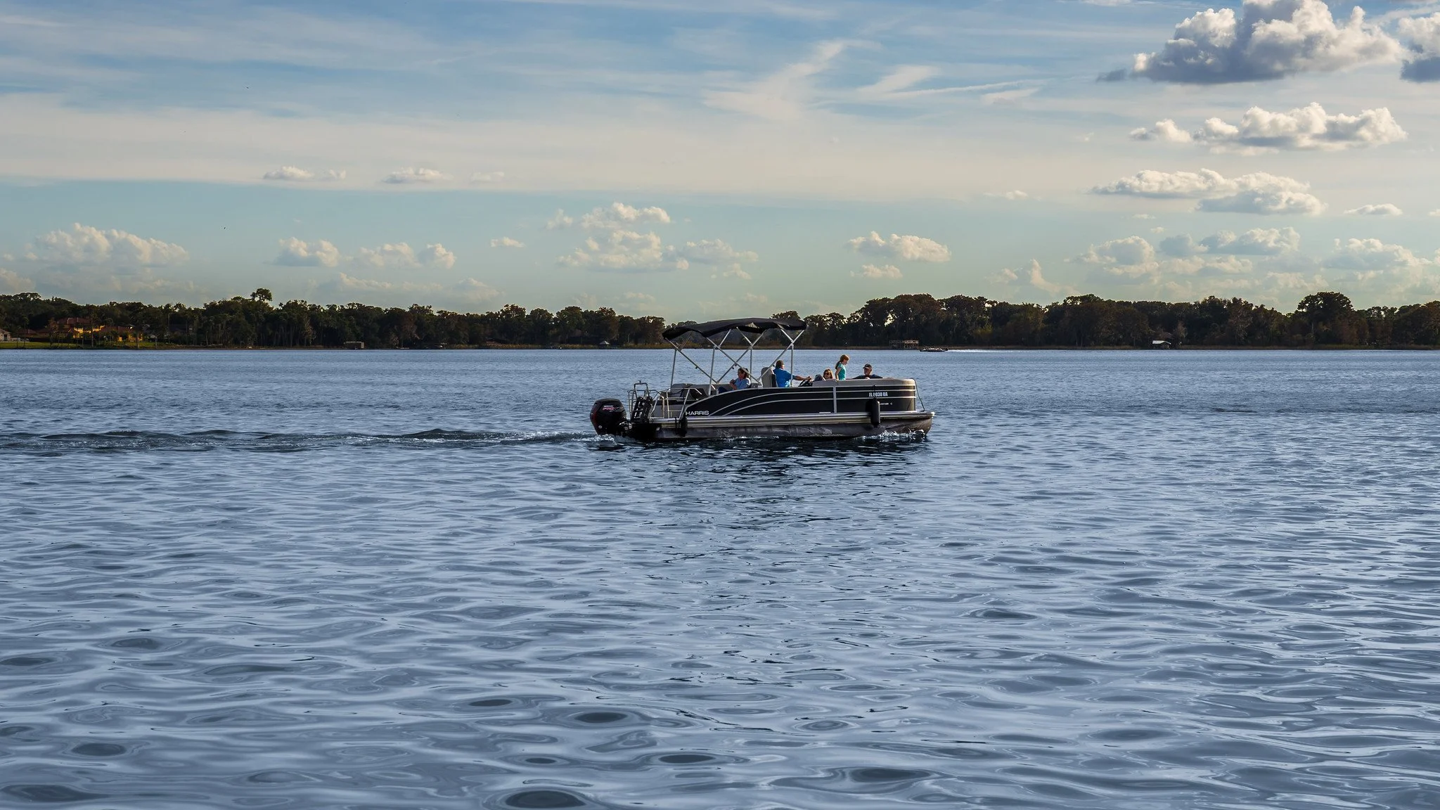 Boating on Lake Dora