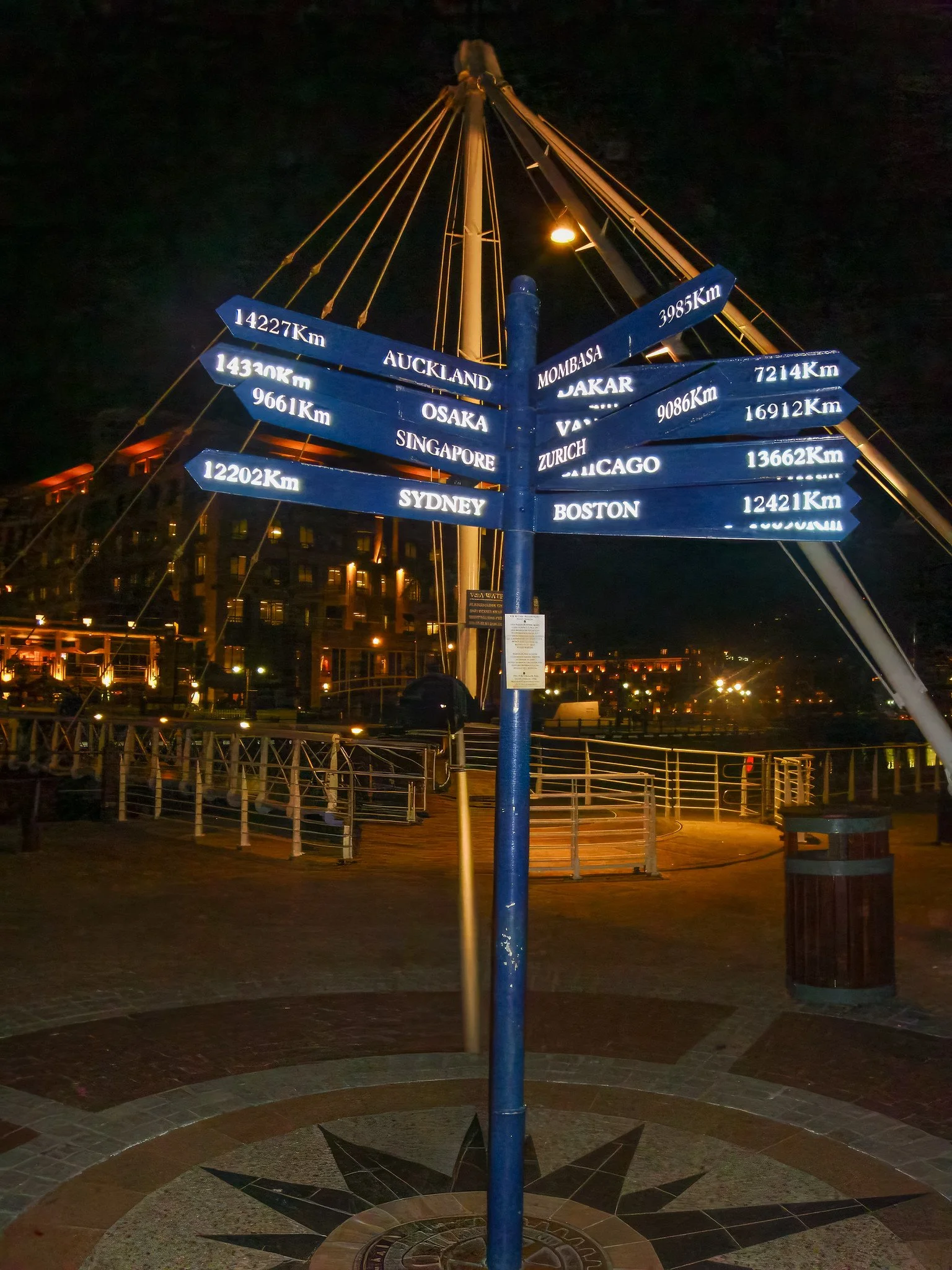 Sign Post near African Trading Post