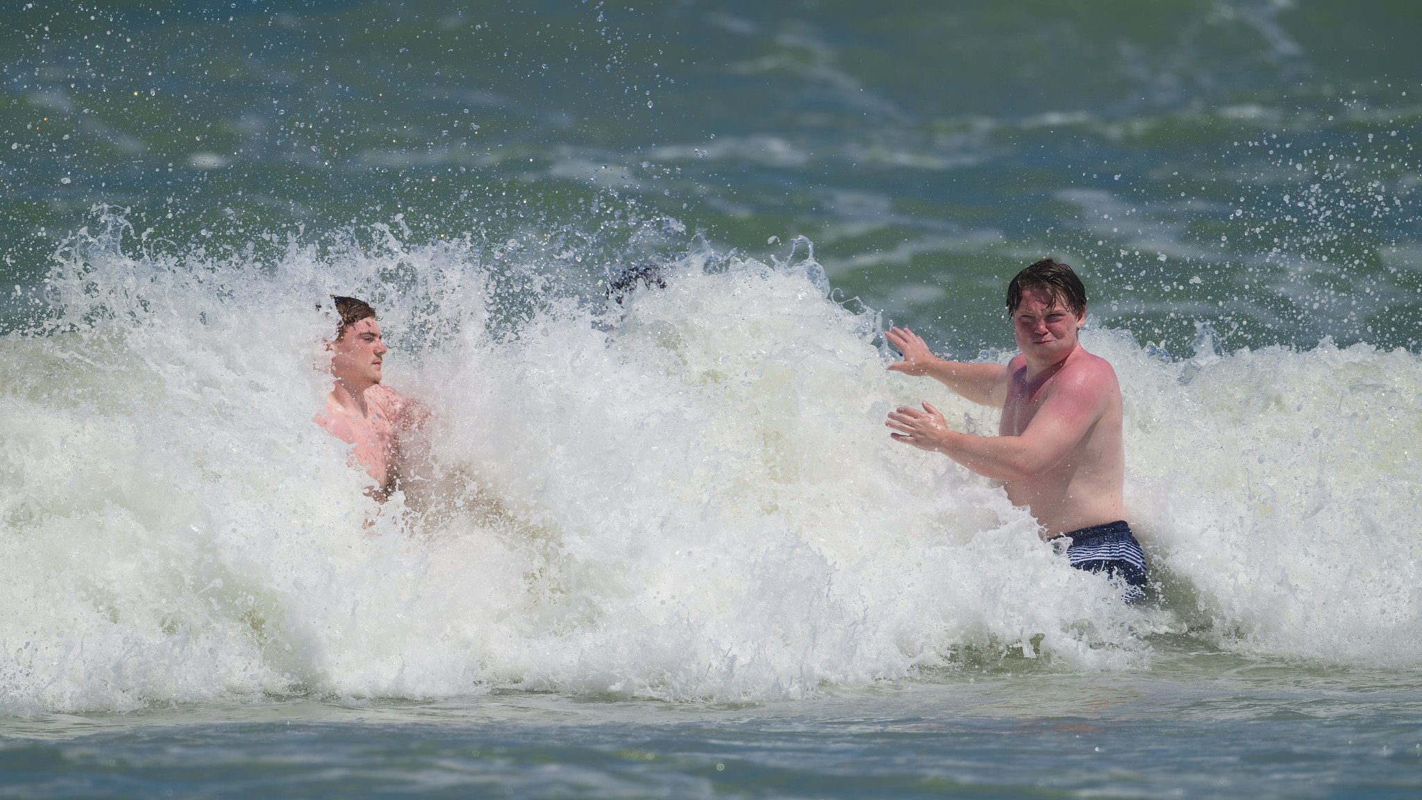 POW! Straight into the Atlantic at Cocoa Beach, Florida!
