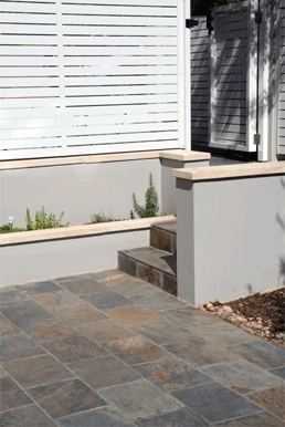Outdoors - unsealed patio