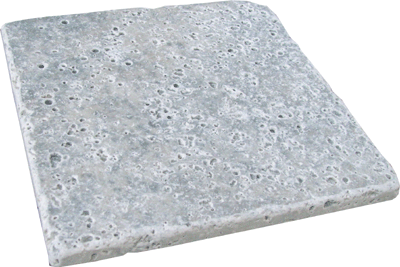 Pewter Tumbled Travertine - Pieces from French Pattern
