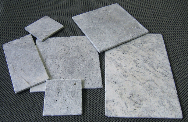 Pewter Tumbled Travertine - French Pattern