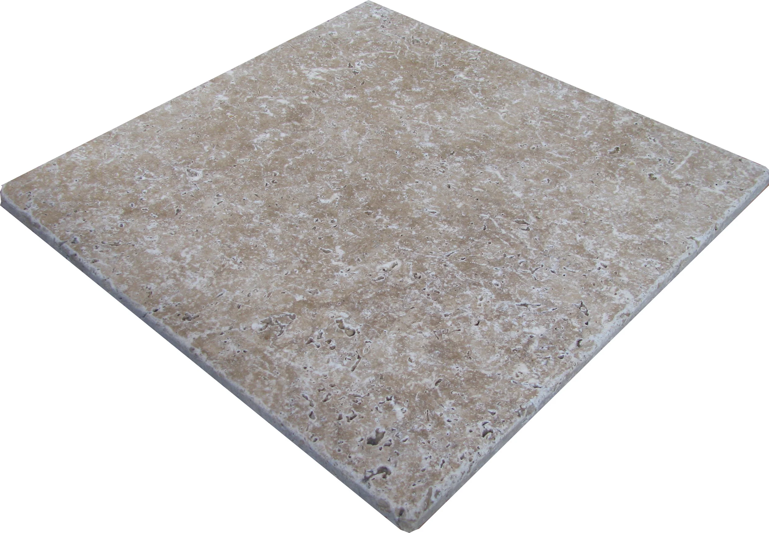 Walnut Travertine - Tumbled & Unfilled Finish