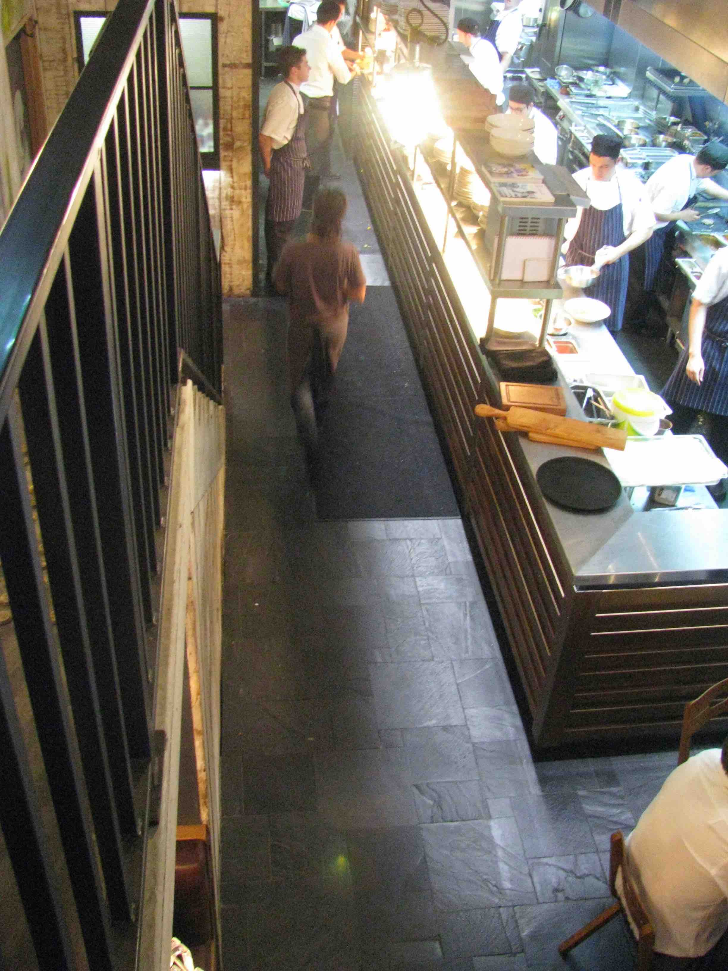 Chinese Black Slate Floor Tiles - Jamie's Italian Restaurant, Sydney