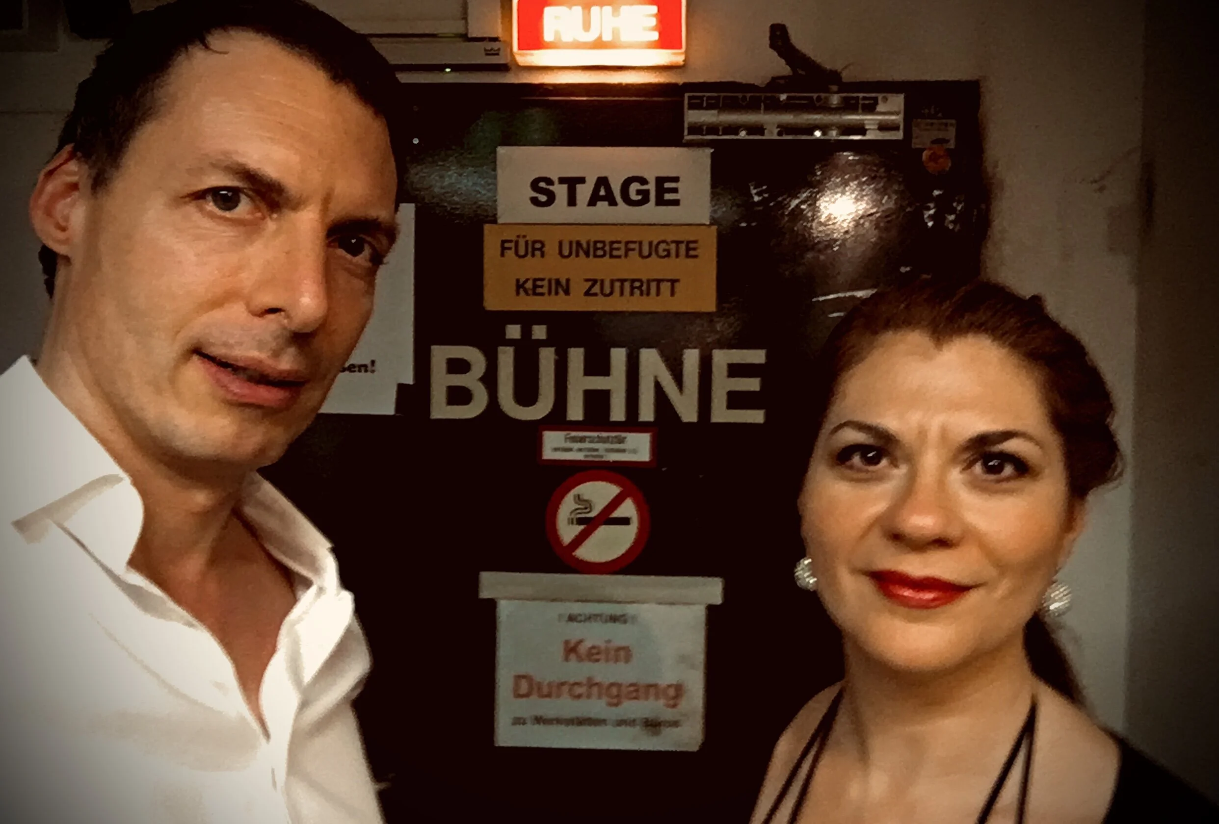 Minutos antes del Show!