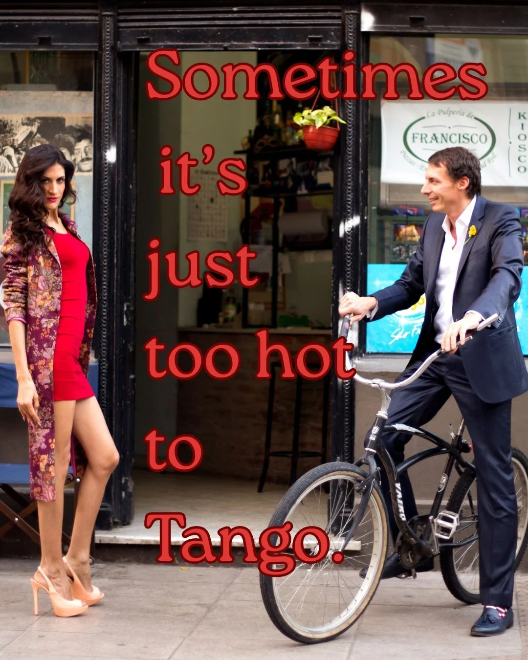 **Sometimes it’s just too hot to tango.** ☀️💃   🇬🇧 🇪🇸 🇩🇪