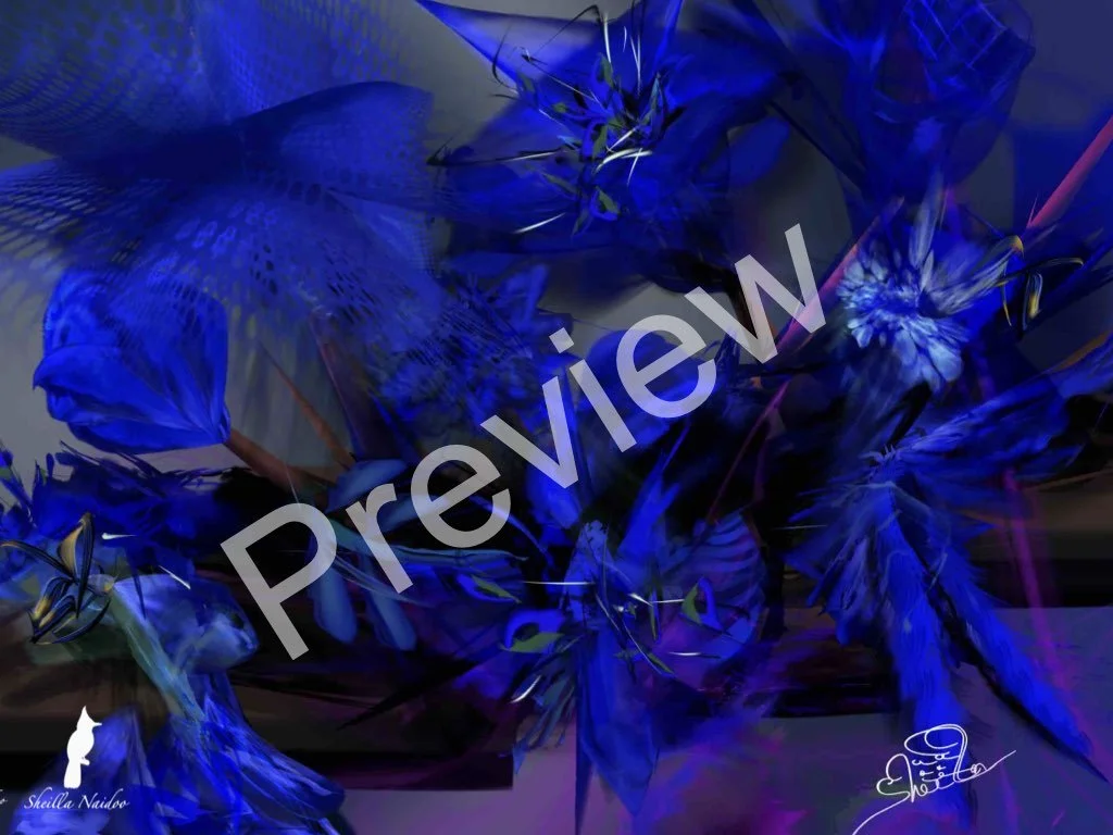 Sheilla Naidoo's Abstract Art - Azure 24 - Preview