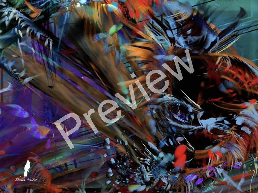 Sheilla Naidoo's Abstract Artwork - Cyclone 24 - Preview