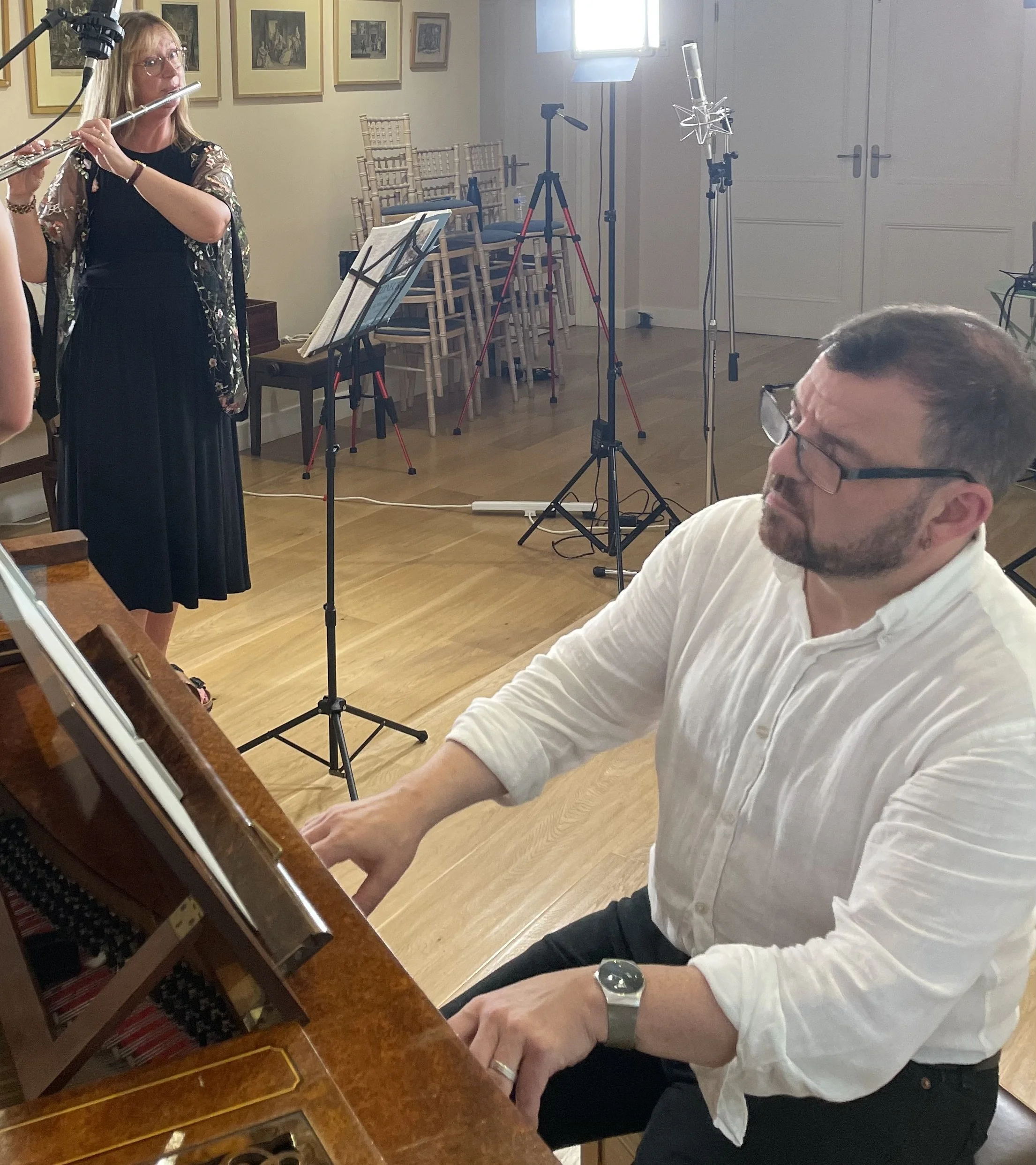 Elizabeth Walker (flute) and Steven Devine (piano)