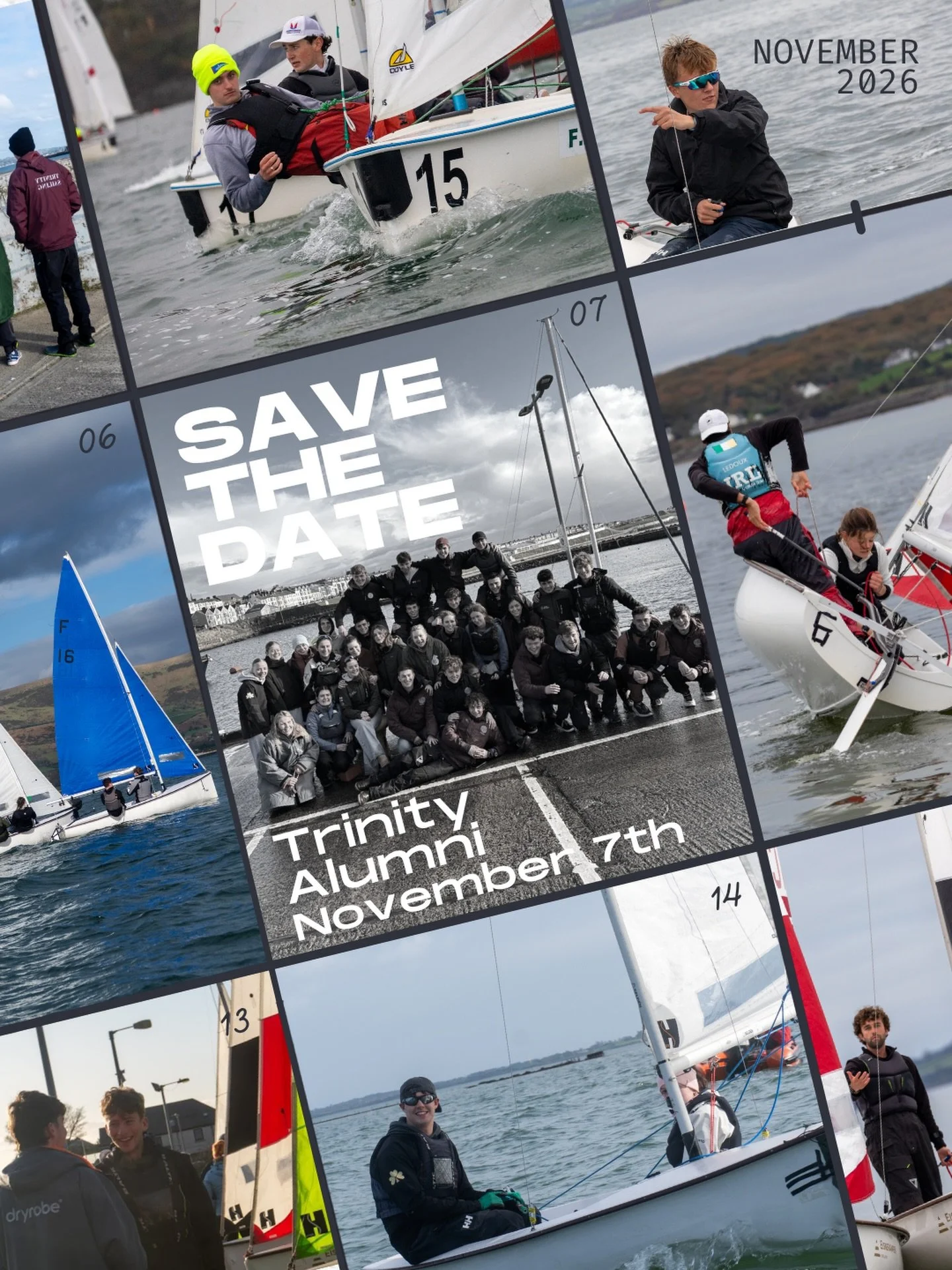 Save the Date: Trinity Alumni 🗓️&spades;️❤️⛵️

With the exams finished and summer underway, its time to add Trinity Alumni to your calendars. Taking place on the 7th of November in the Royal Saint George Yacht Club, the event promises to deliver hig