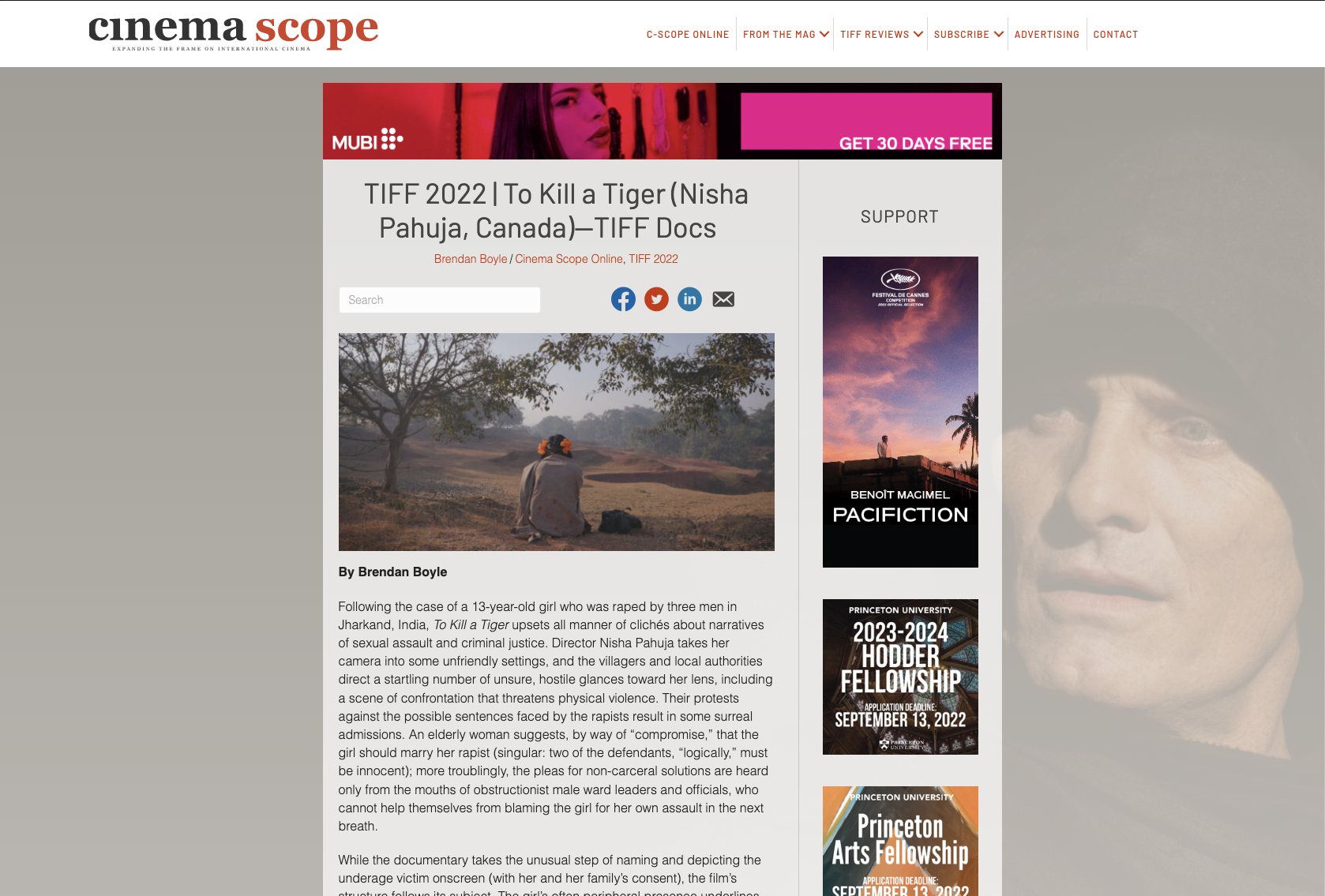 TIFF 2022 | To Kill a Tiger (Nisha Pahuja, Canada)—TIFF Docs