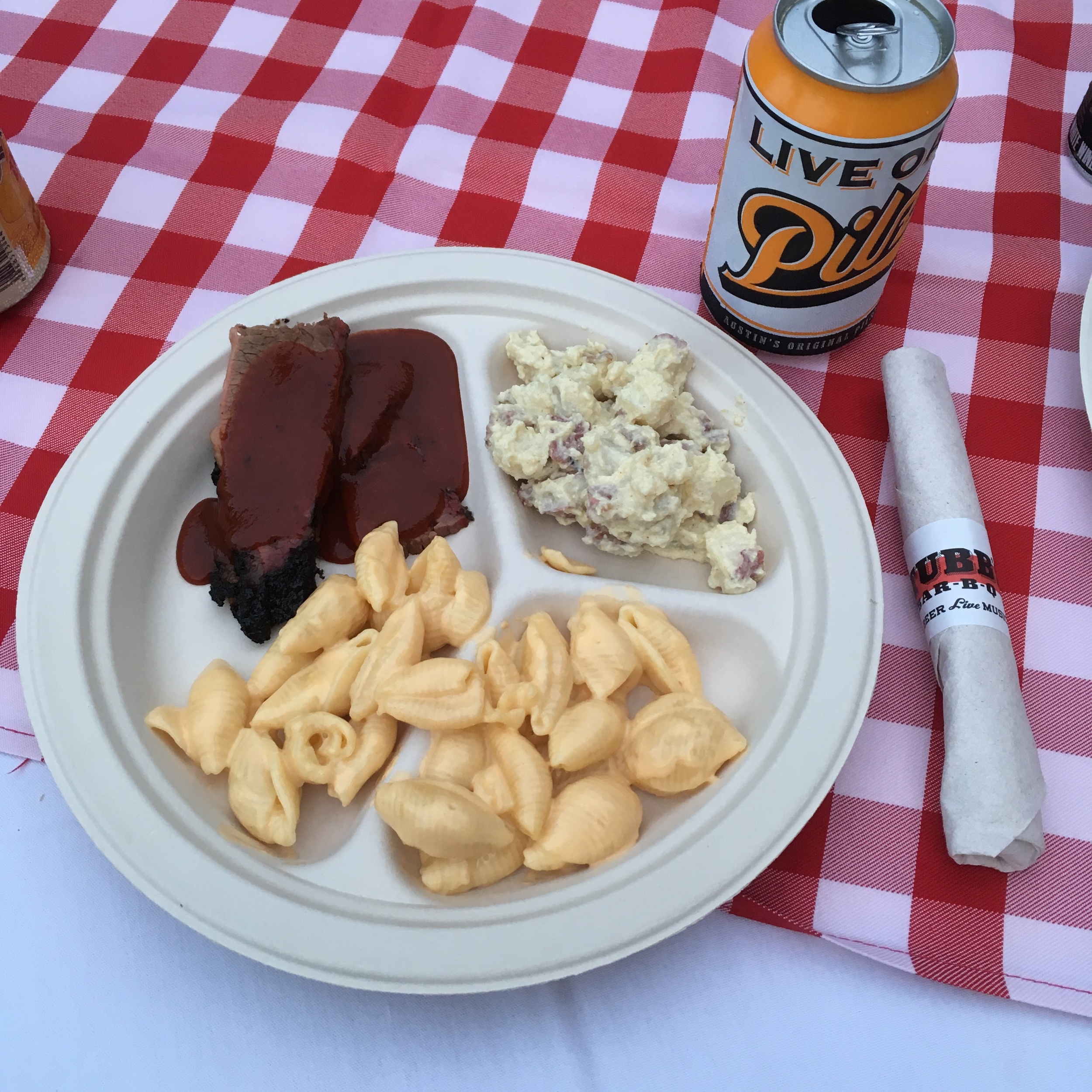 I waited all week for some Texas BBQ. And the brisket at Stubbs Bar-B-Que totally hit the spot.
