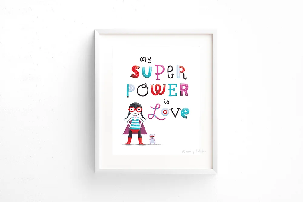 Super Power - 8x10 Giclee Print