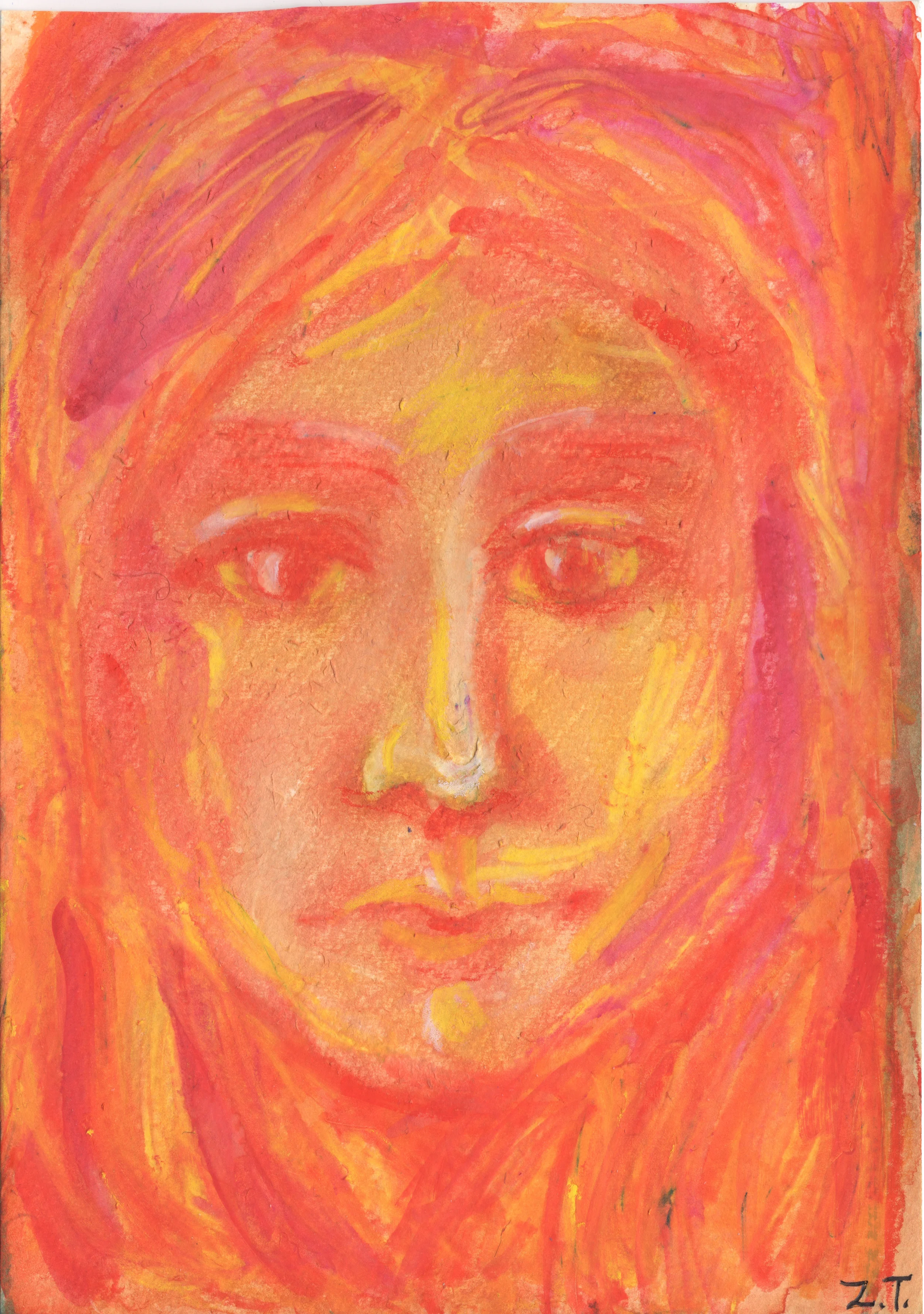 Watercolor Crayon on Paper