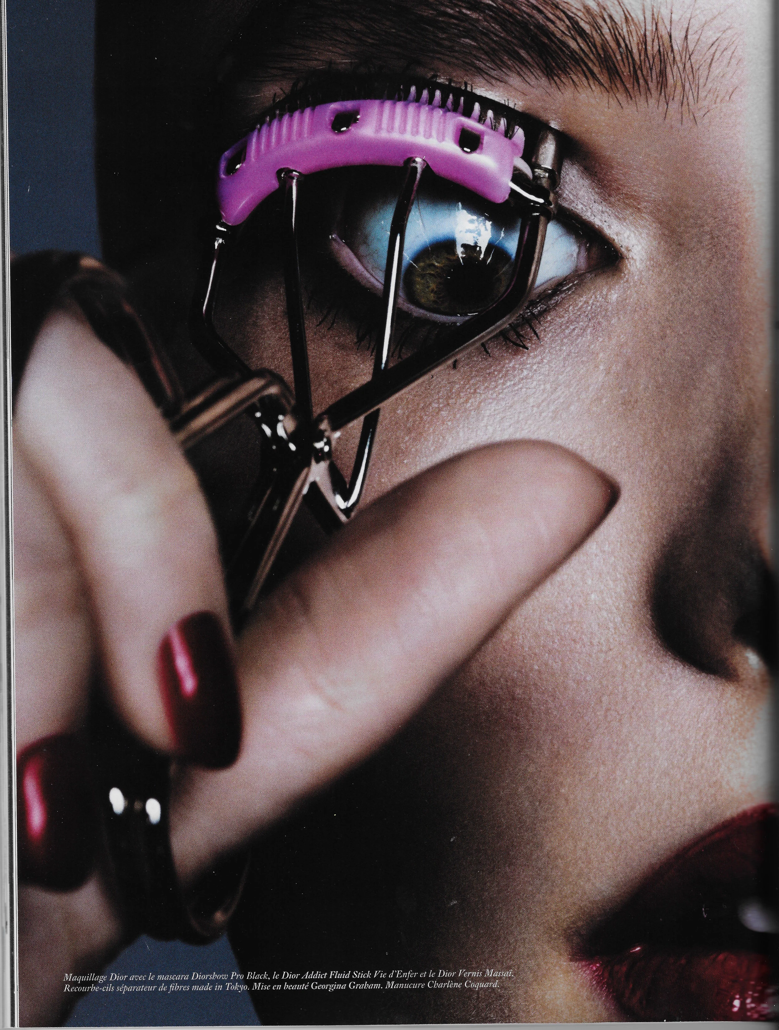 Photograph by Ben Hassett, Makeup by Georgina Graham. Vogue Paris April 2016.