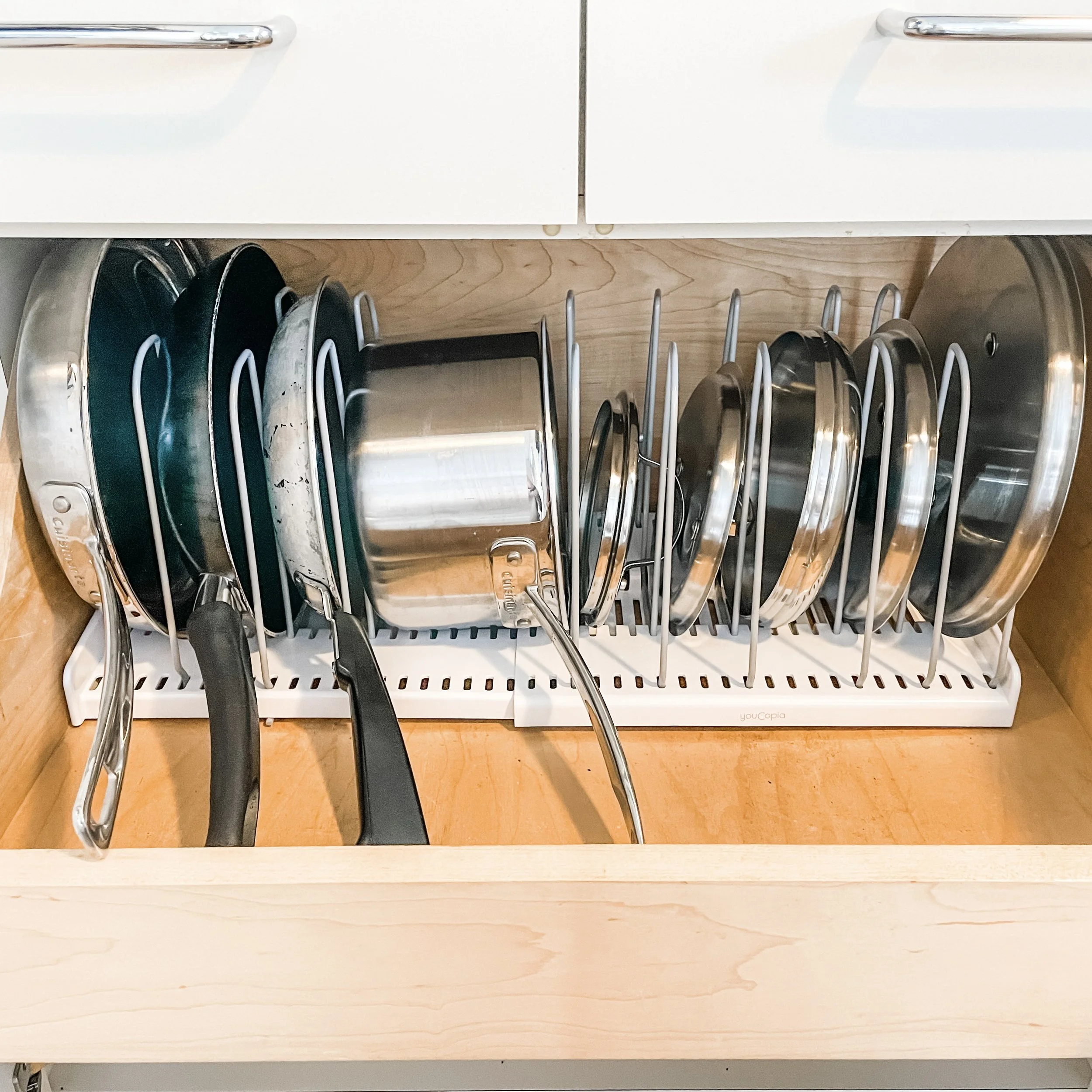 Organized Pans and Lids