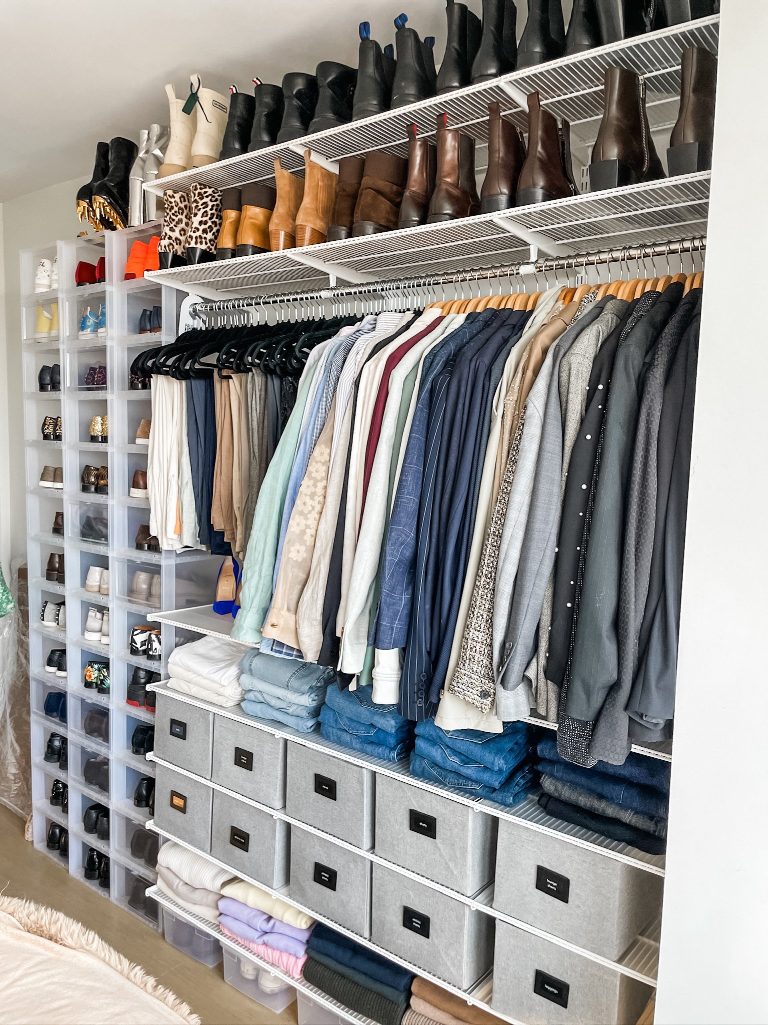 Organized Stylist Closet