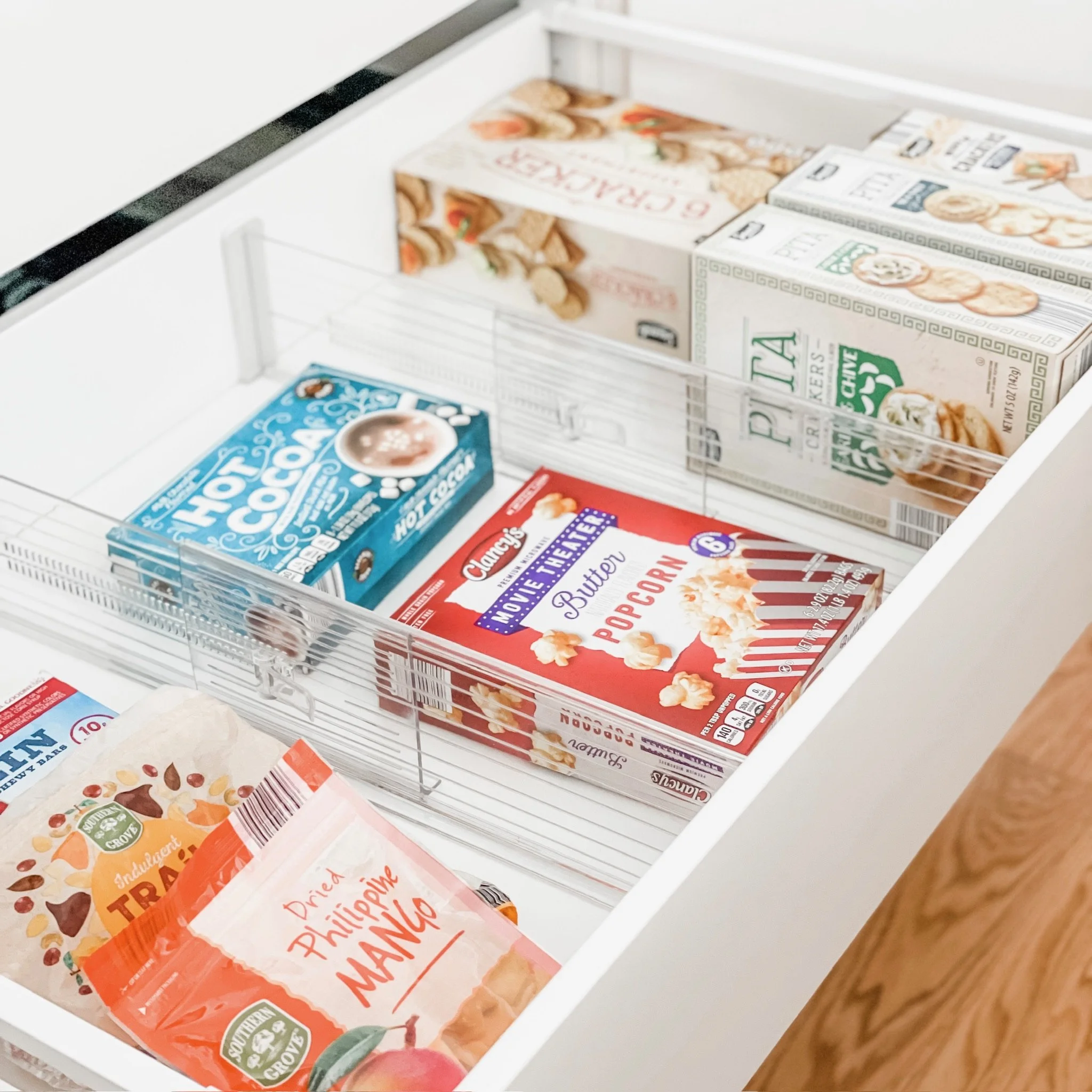 Organized Snack Drawer