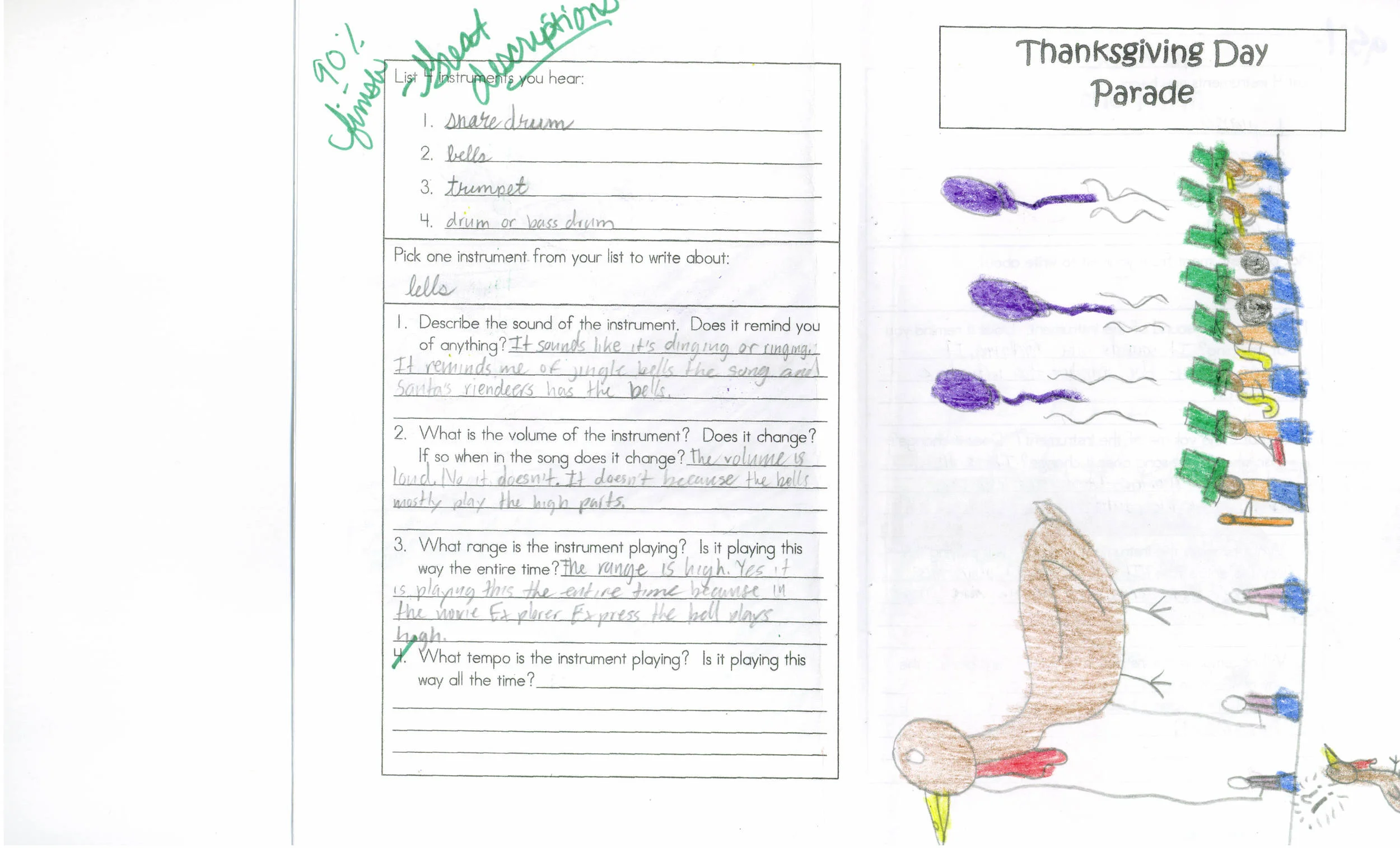 tough turkey in the big city: thanksgiving day parade SECOND GRADE, SAN JOSA EDISON ACADEMY, CALIFORNIA