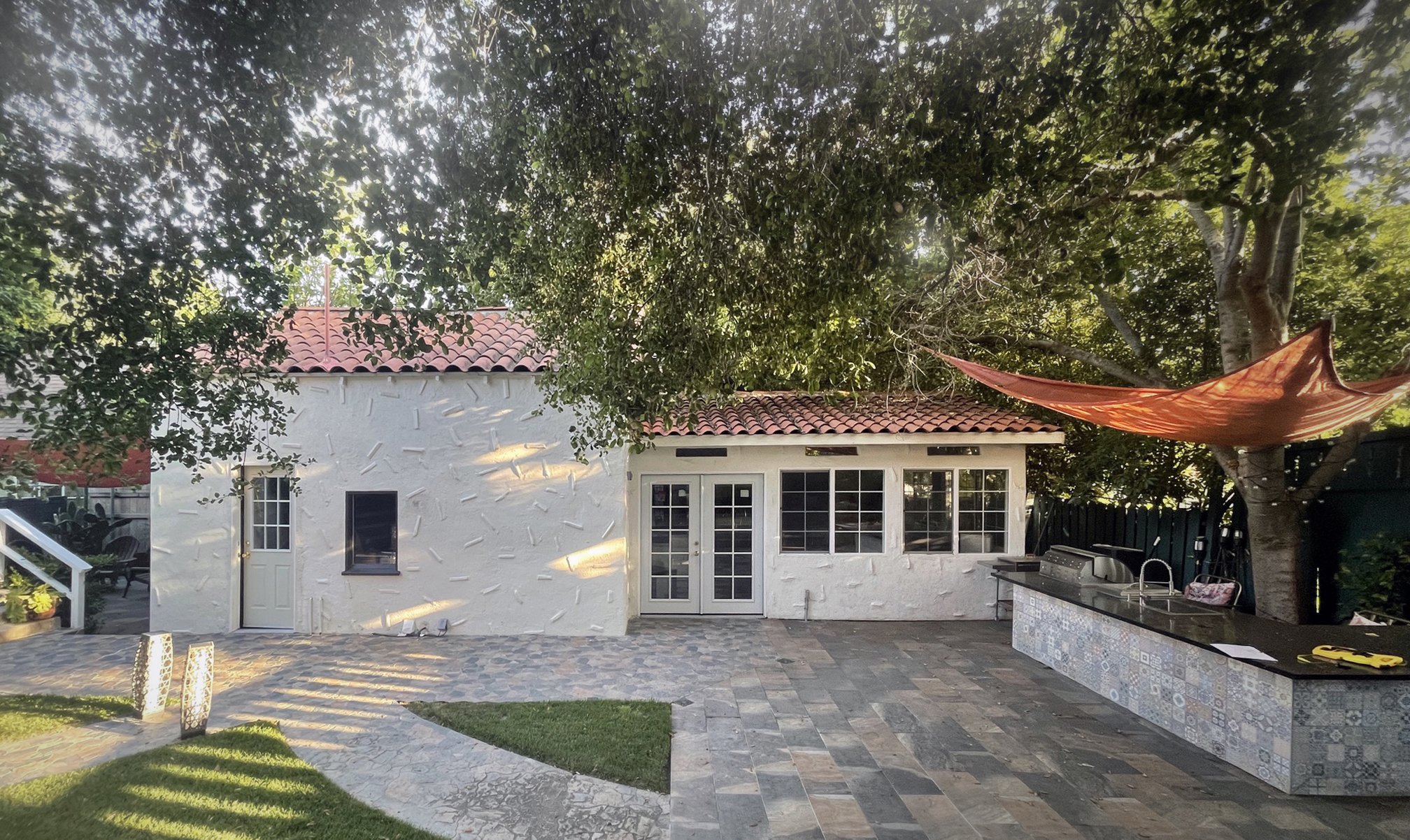  Detached ADU and backyard landscape 